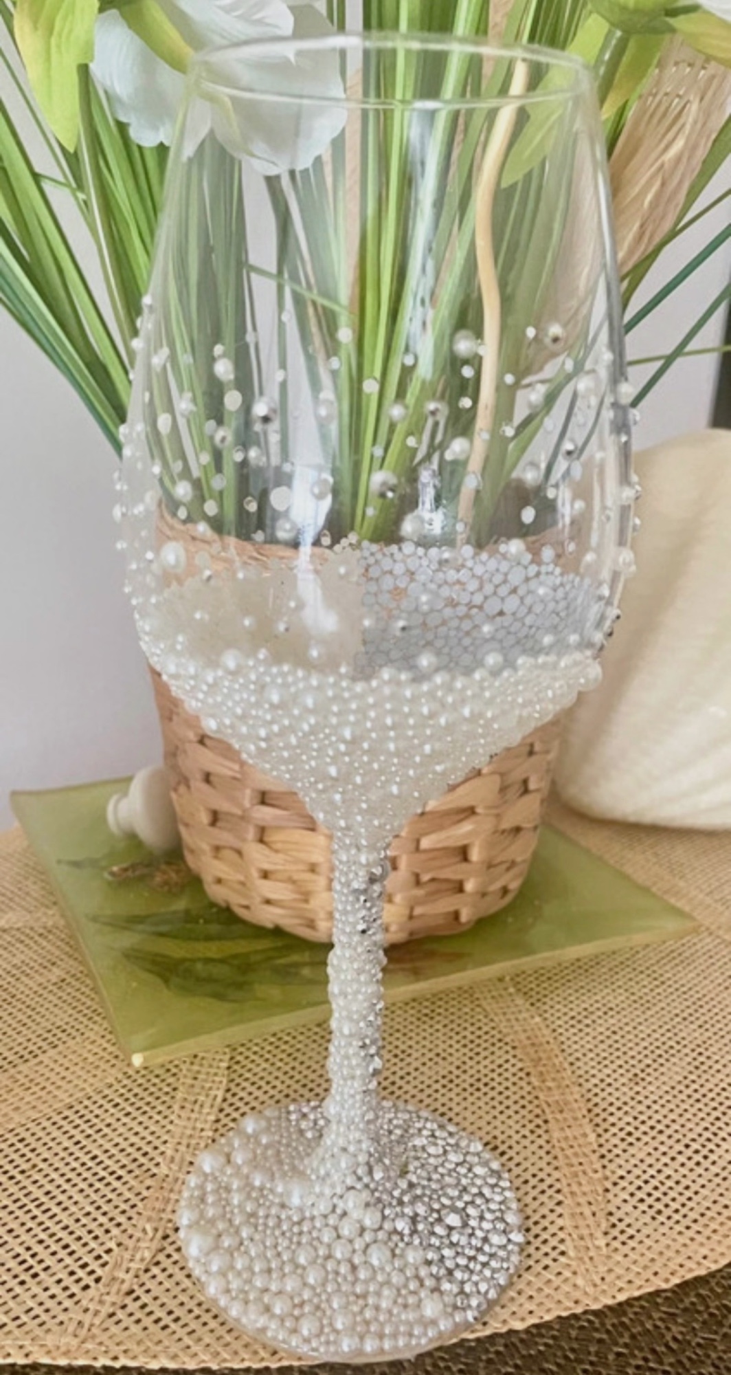 Verre customiser en strass