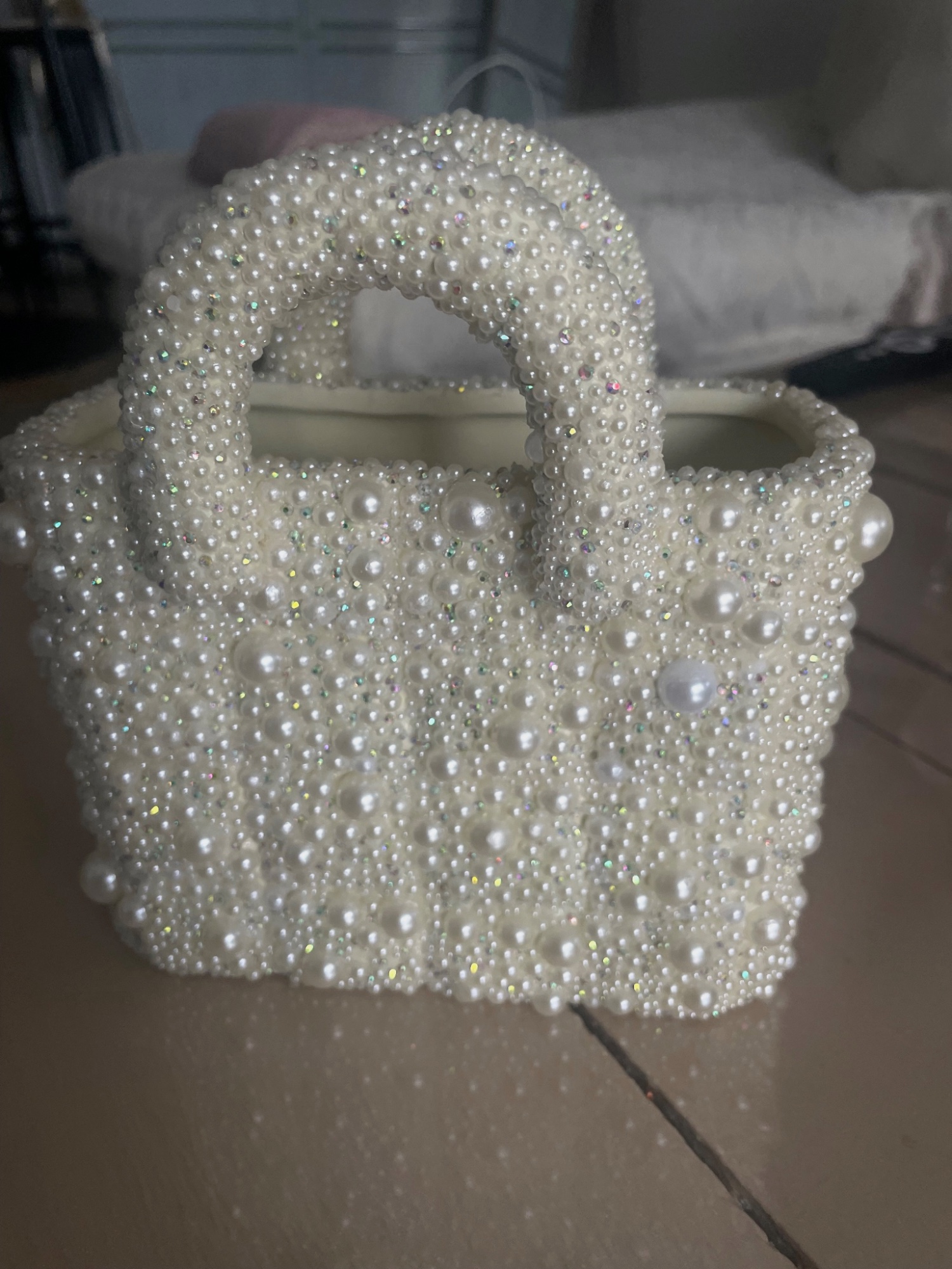 Vase customiser en strass