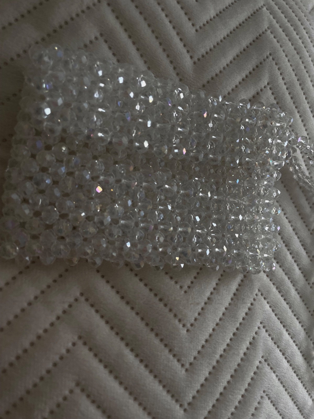 Pochette en perles de verres – Fait mains – taille Taille unique 2