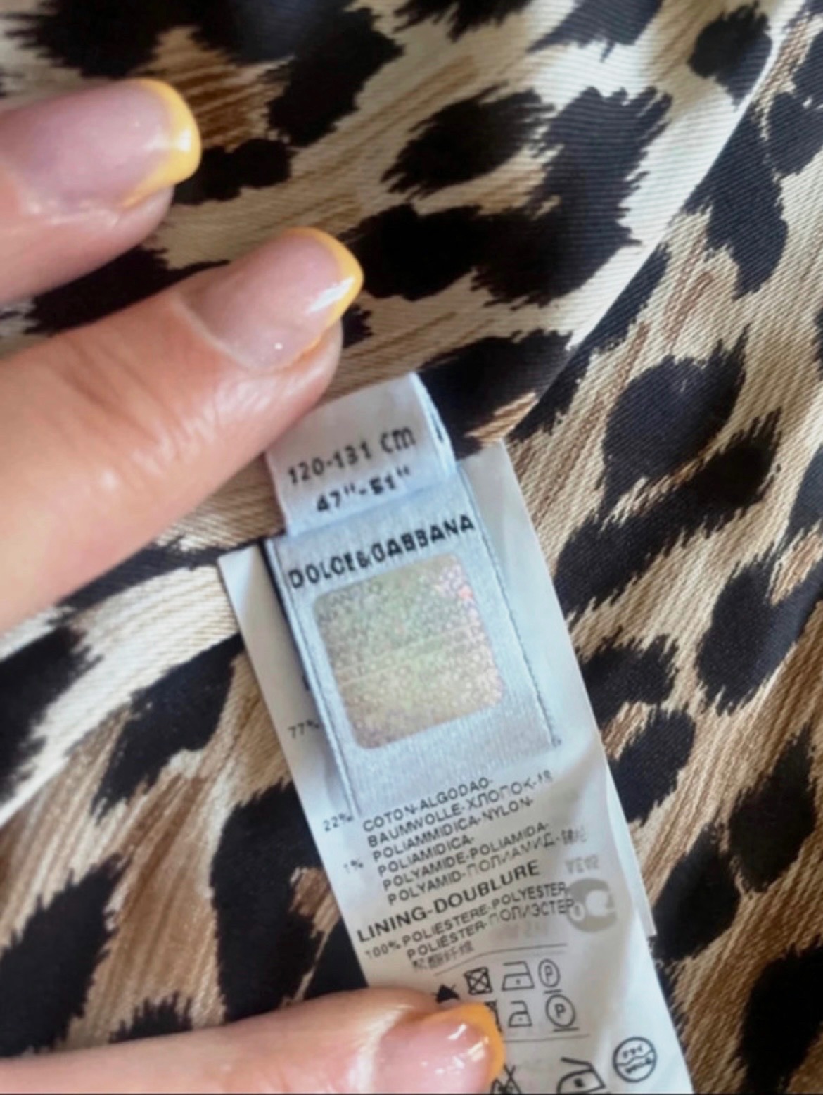 Robe fille Dolce&Gabbana  – Dolce & Gabbana – taille 7 ans 7