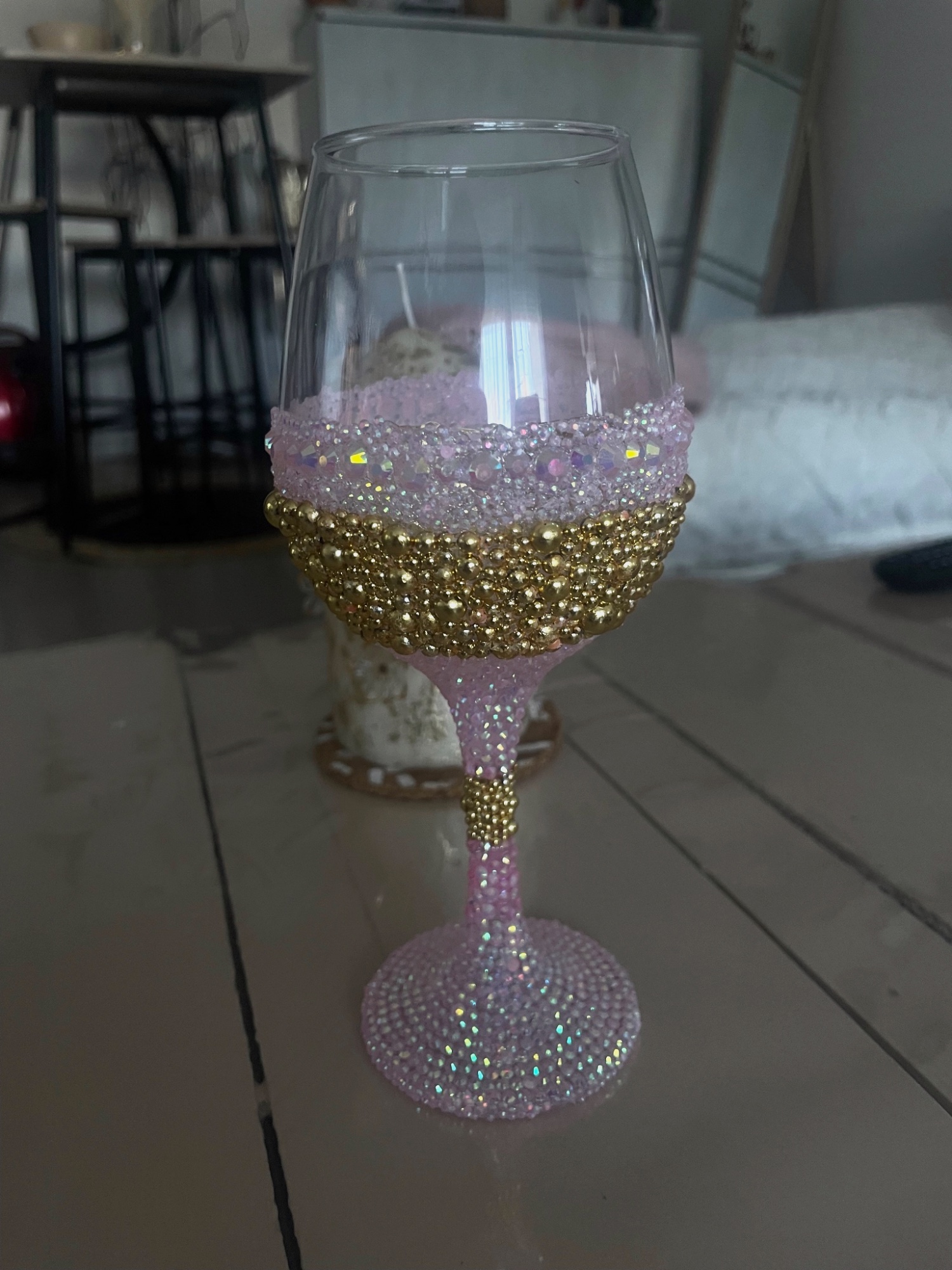 Verre customiser en strass