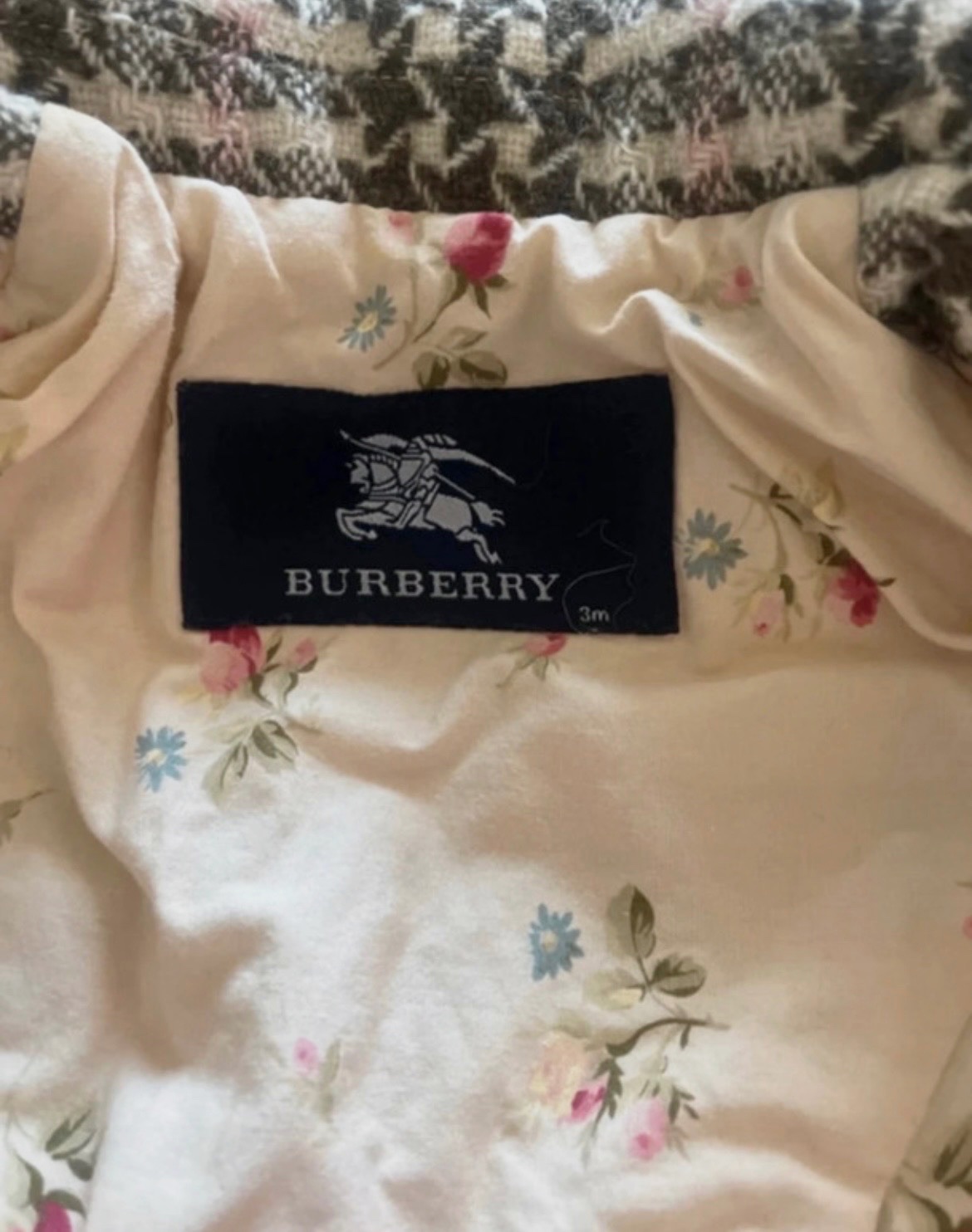 Manteau fille burberry – Burberry – taille 3 mois 4