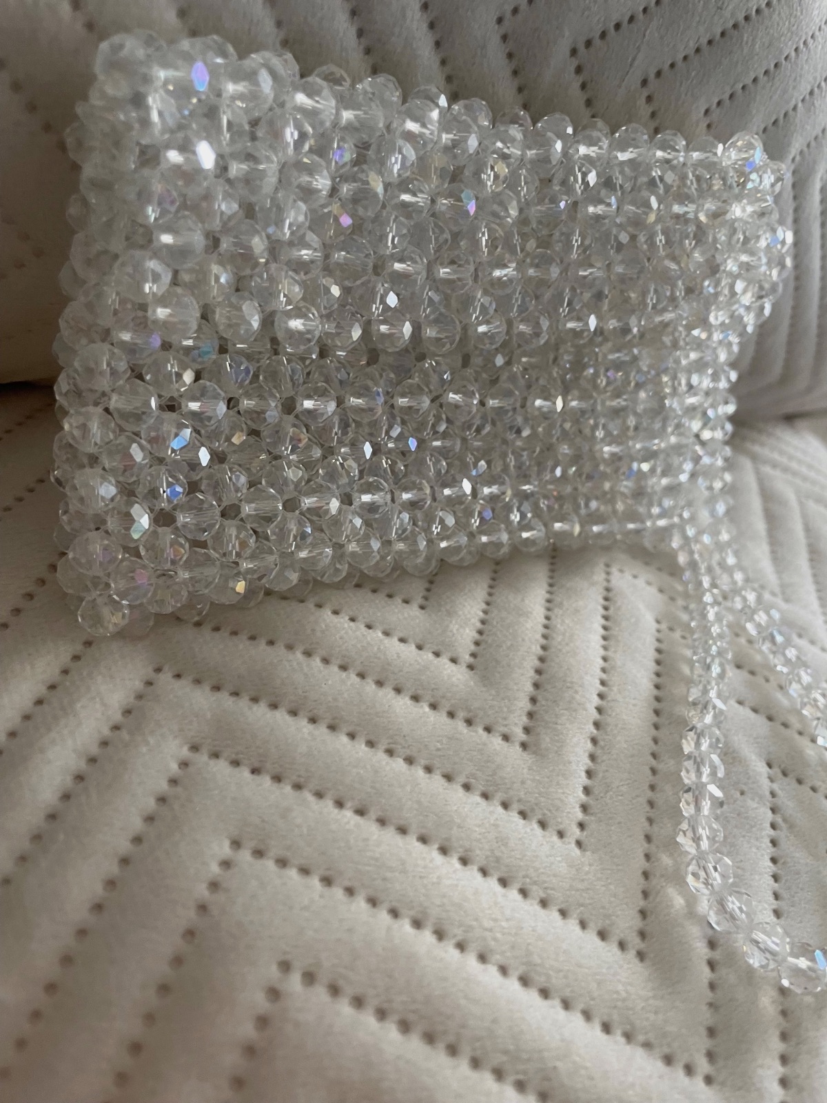 Pochette en perles de verres – Fait mains – taille Taille unique 7