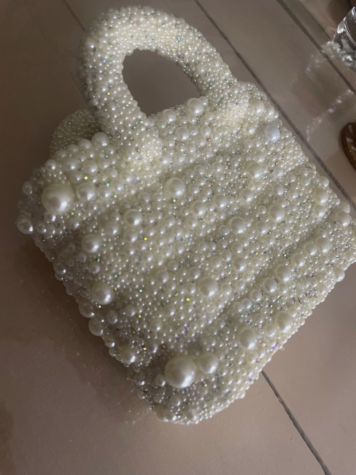 Vase customiser en strass – fait main 5