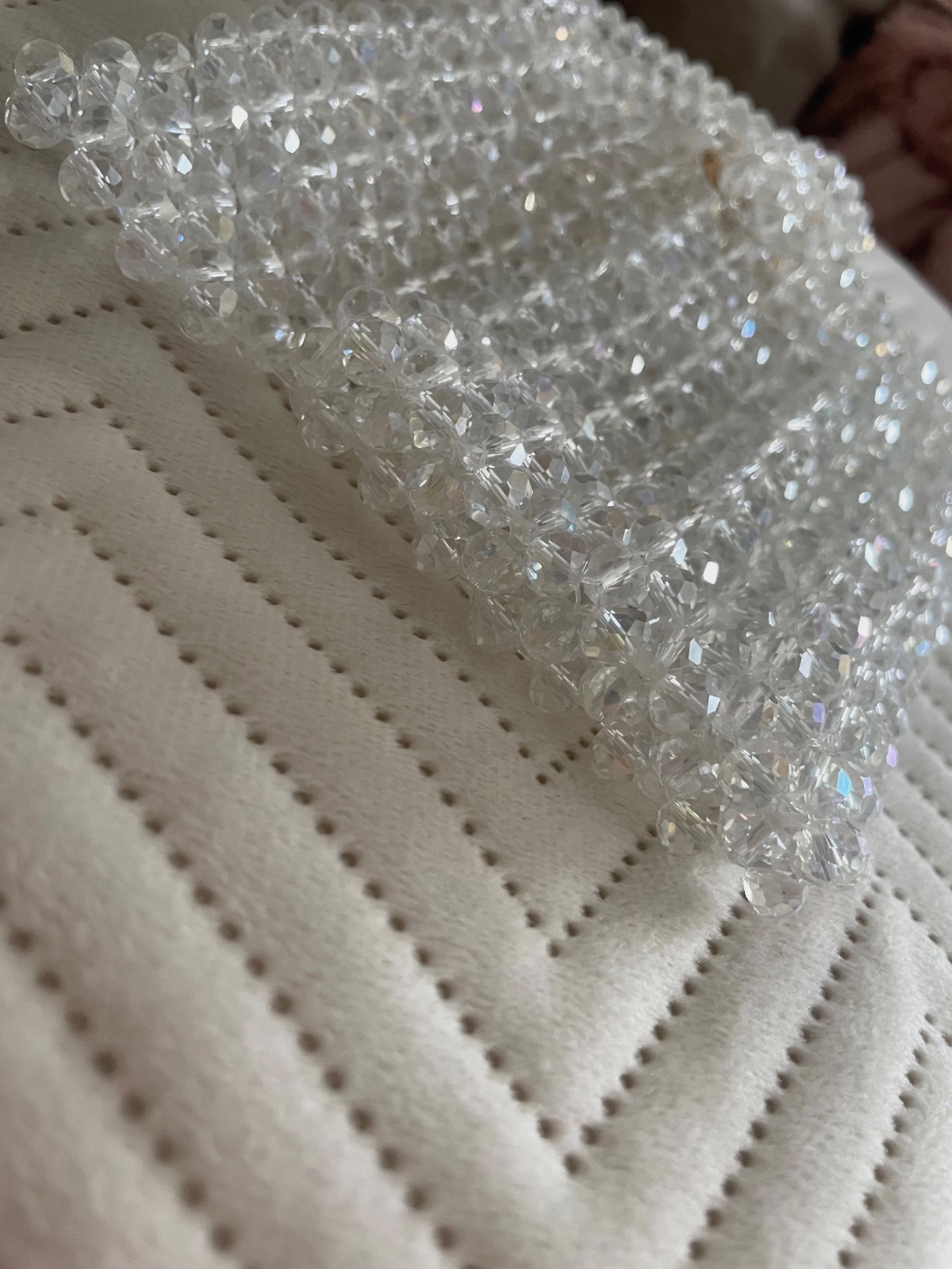 Pochette en perles de verres – Fait mains – taille Taille unique 4