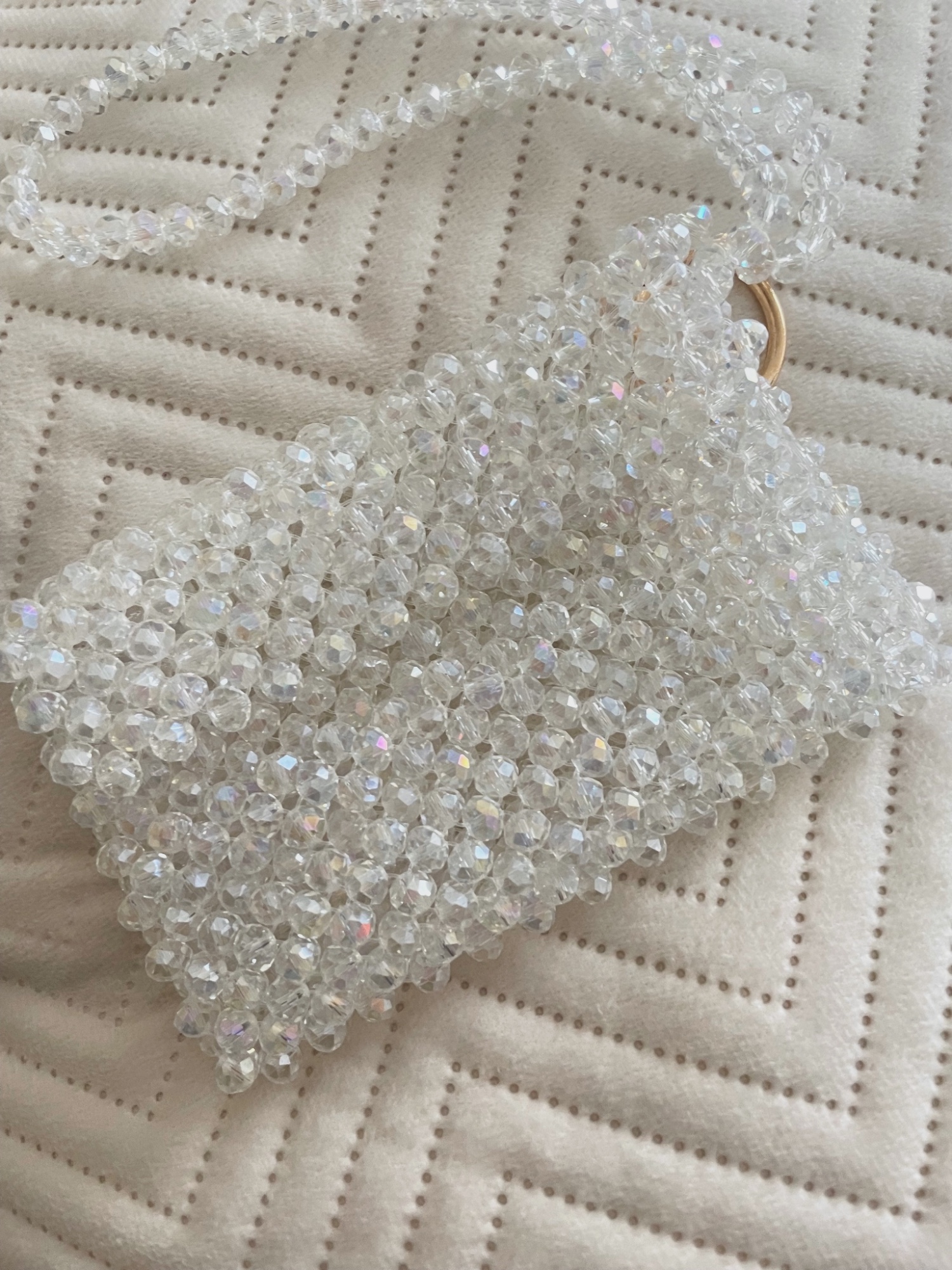 Pochette en perles de verres