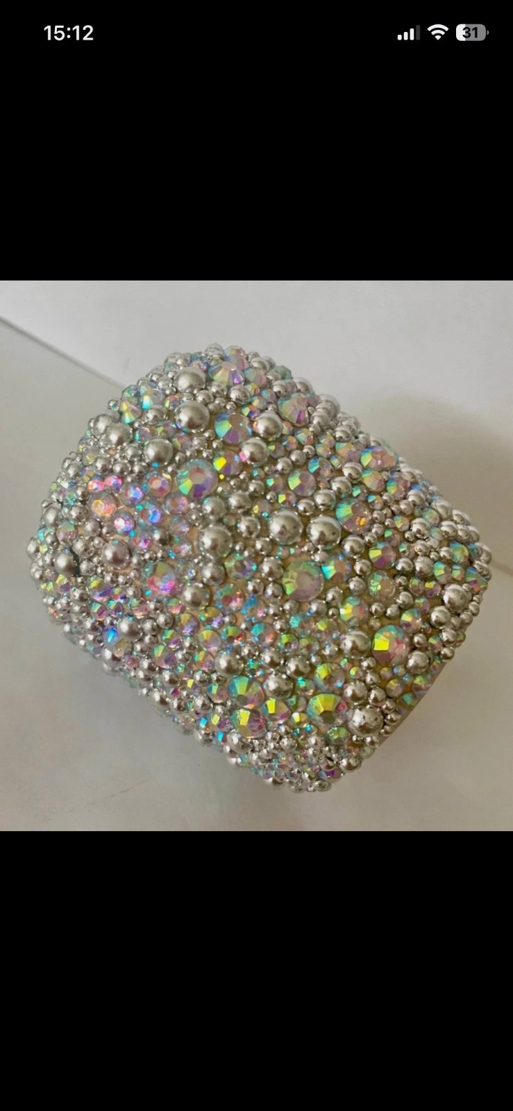 Bougeoirs en strass – Fait mains 5
