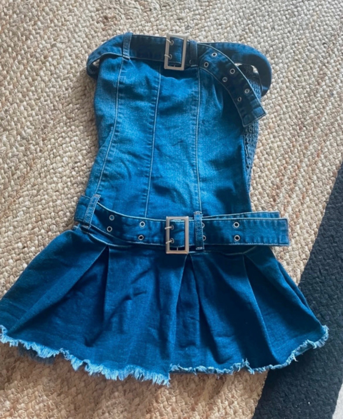 Robe en jean Bershka 
