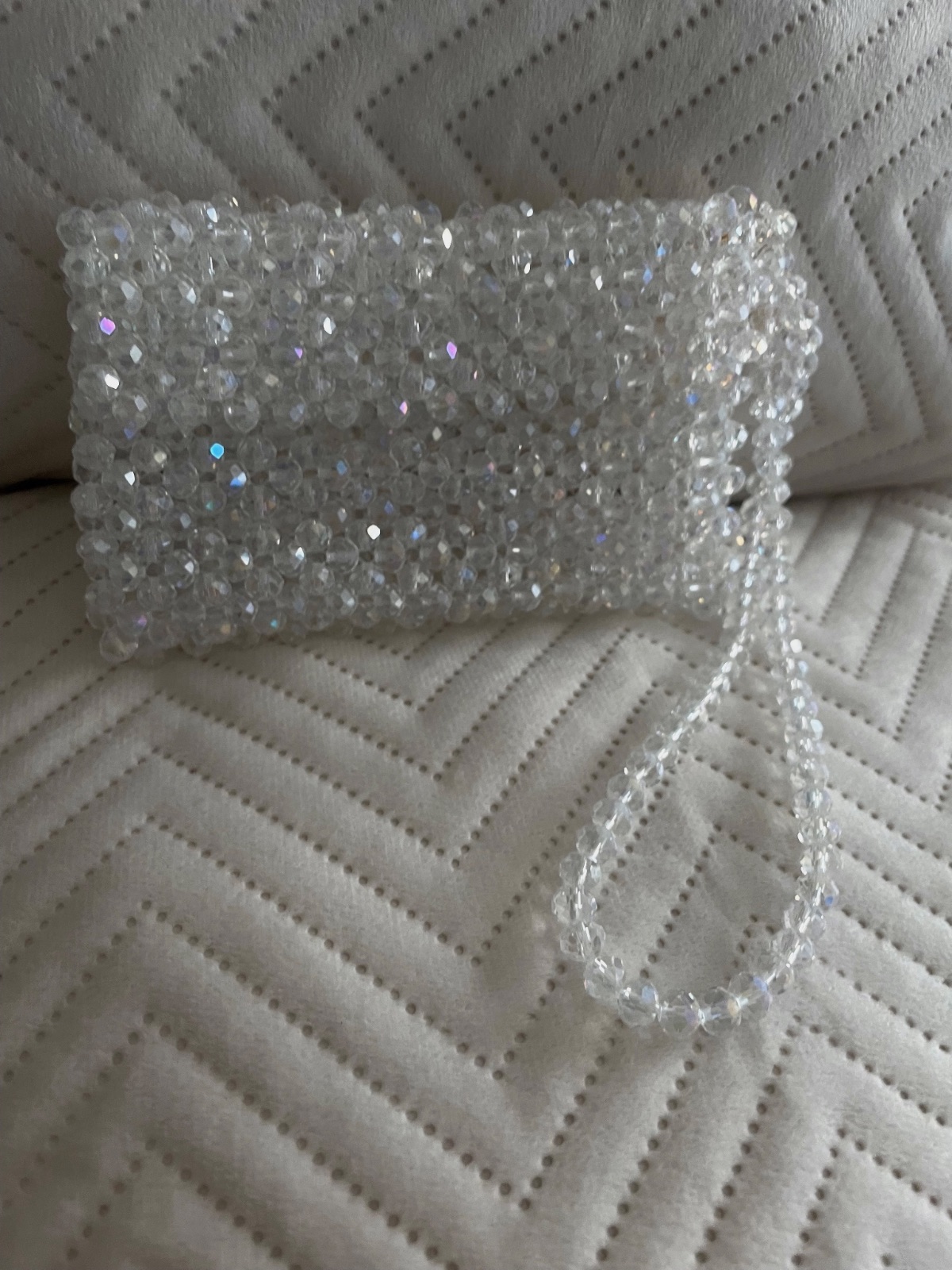 Pochette en perles de verres – Fait mains – taille Taille unique 6
