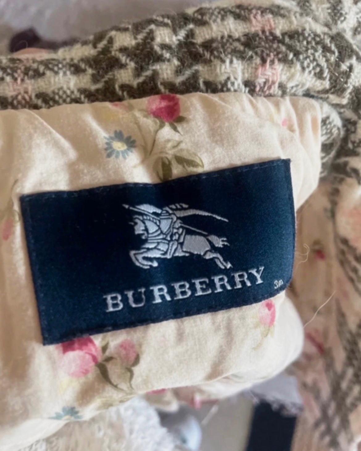 Manteau fille burberry