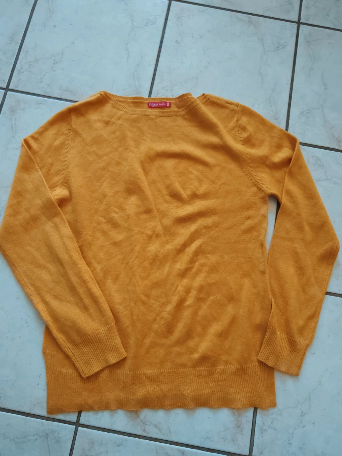 Pull moutarde – Tissaia – taille M / 38 / 10 2