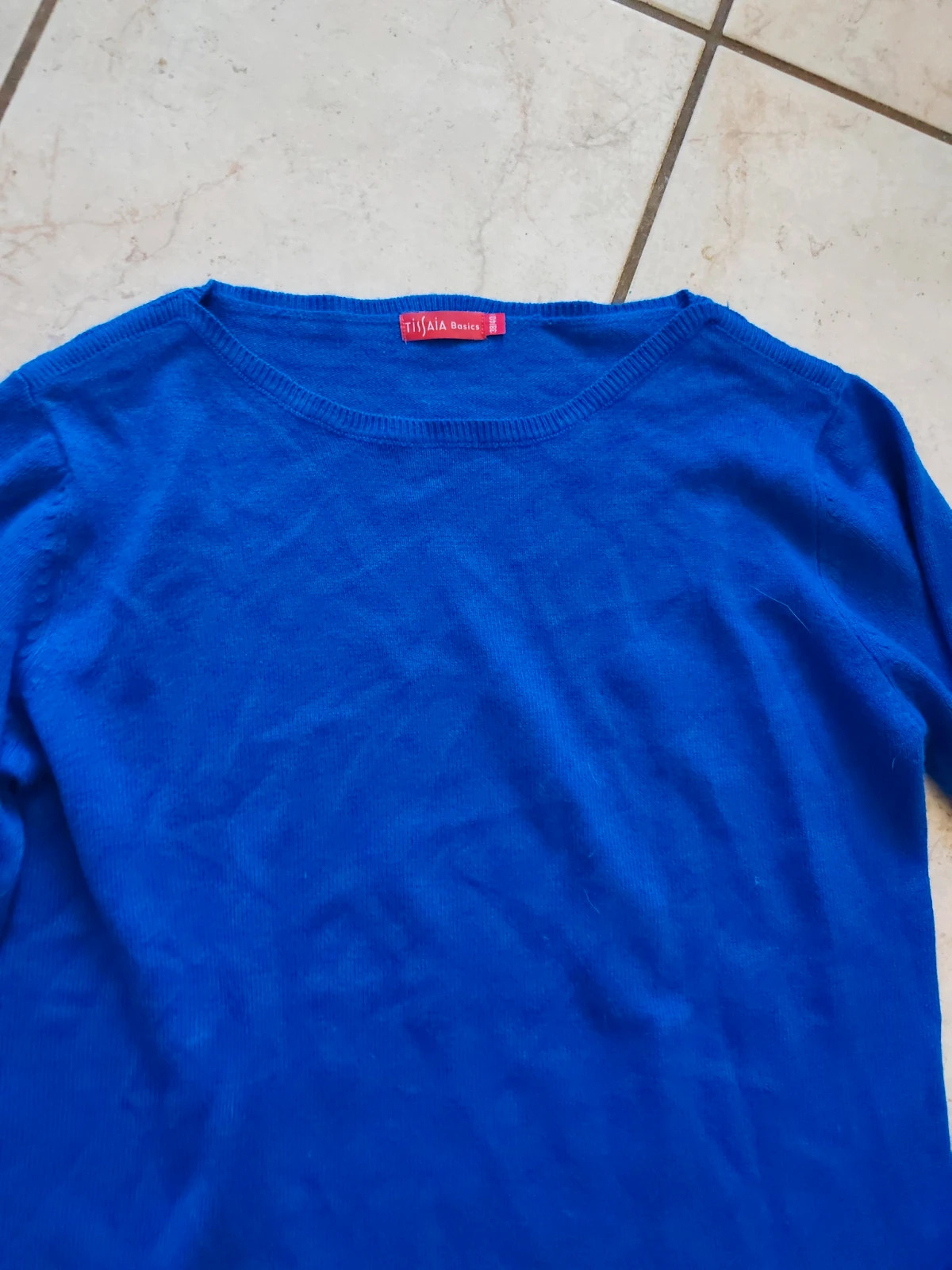 Pull bleu – Tissaia – taille M / 38 / 10 2