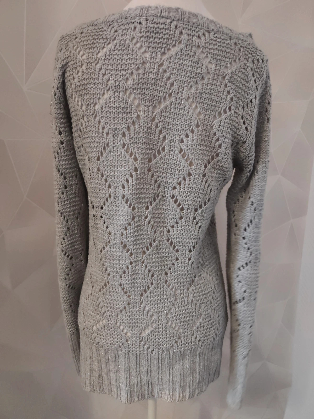 Pull gris – K Woman – taille S / 36 / 8 3