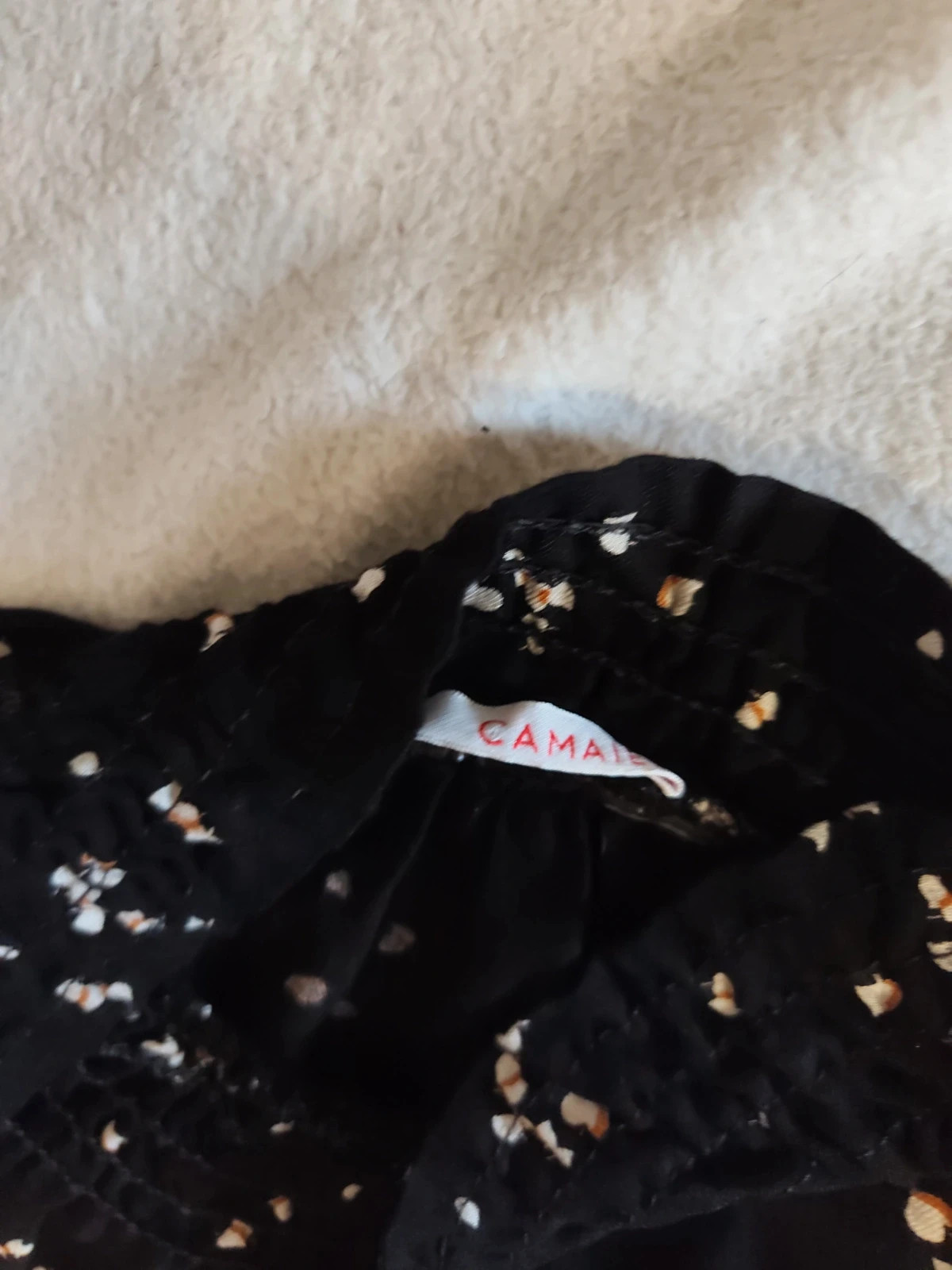 Haut noir – Camaïeu – taille S / 36 / 8 3
