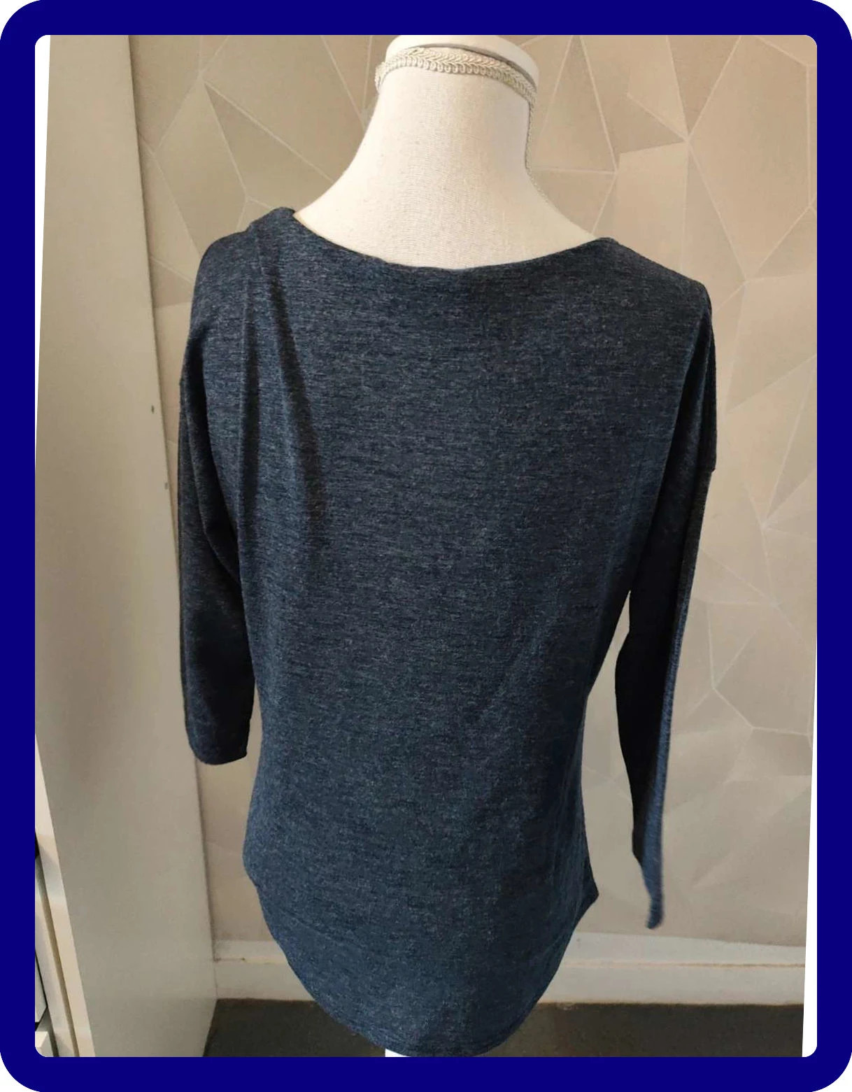 Haut Bleu – Camaïeu – taille S / 36 / 8 3