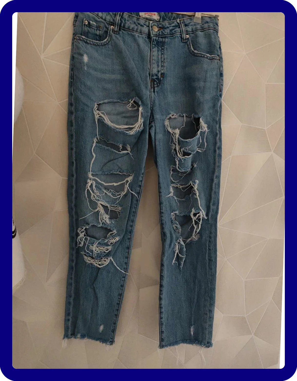 Pantalon troué – Jennifer – taille M / 38 / 10 2