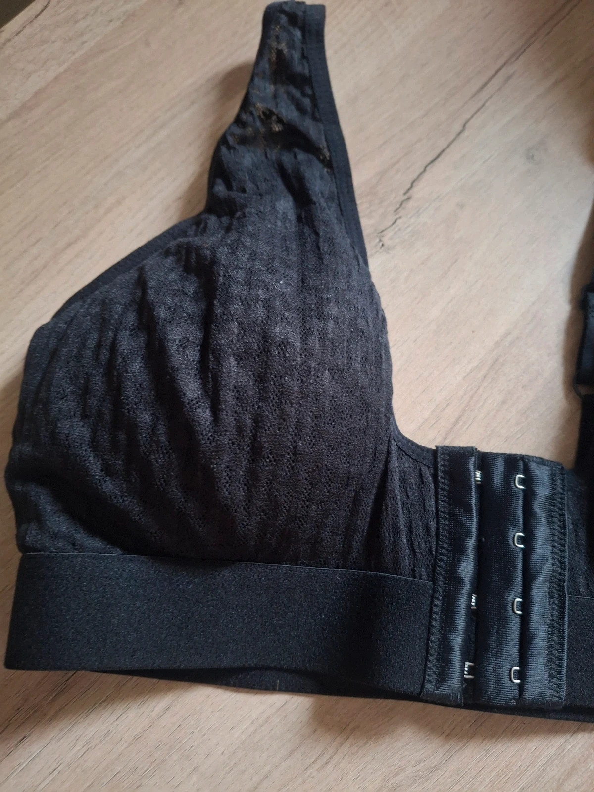 Brassière dentelle noire ouverte devant – Ouno – taille M 2