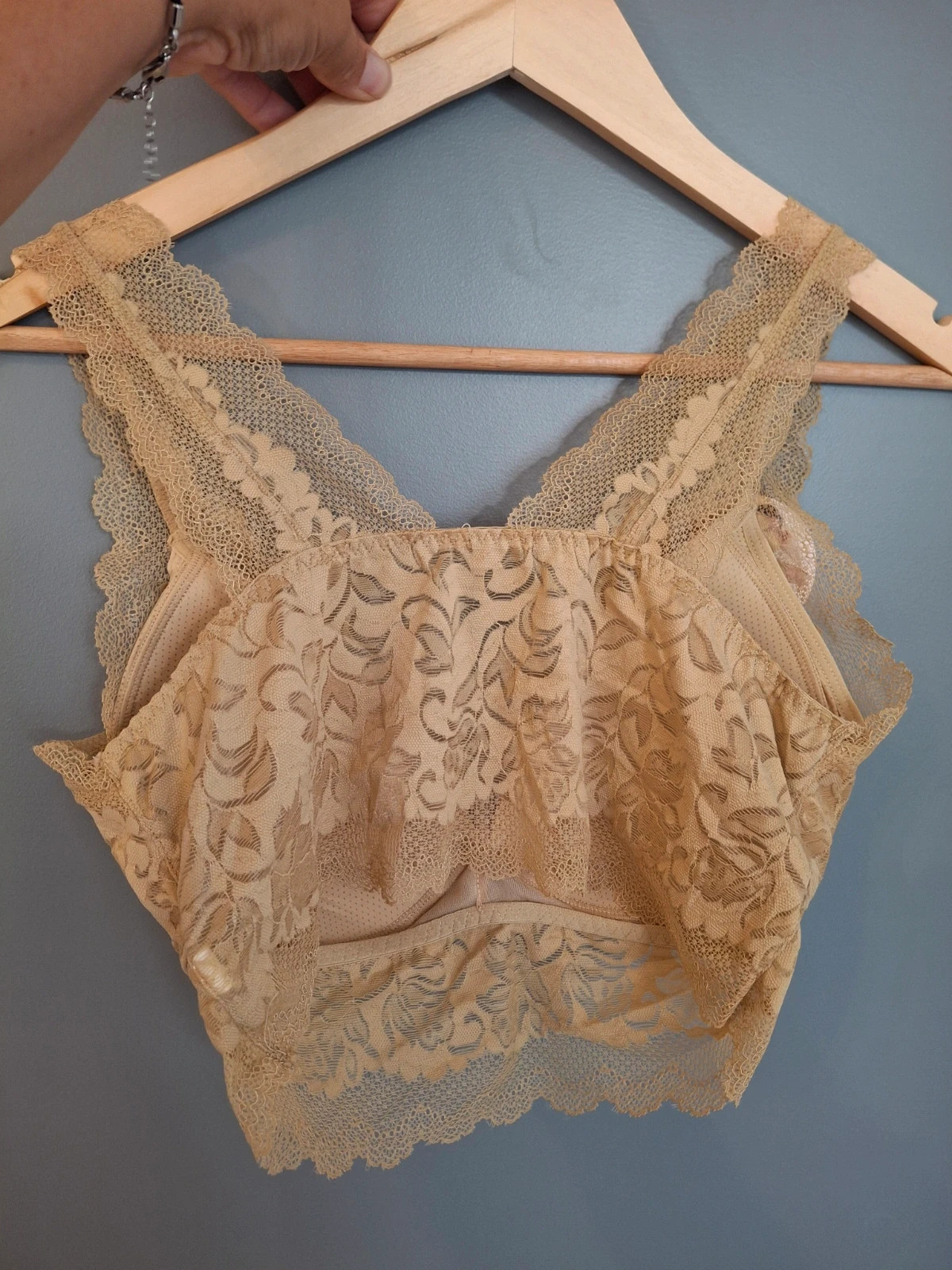 Brassière dentelle bretelles large style bustier – kimery – taille 95C 4