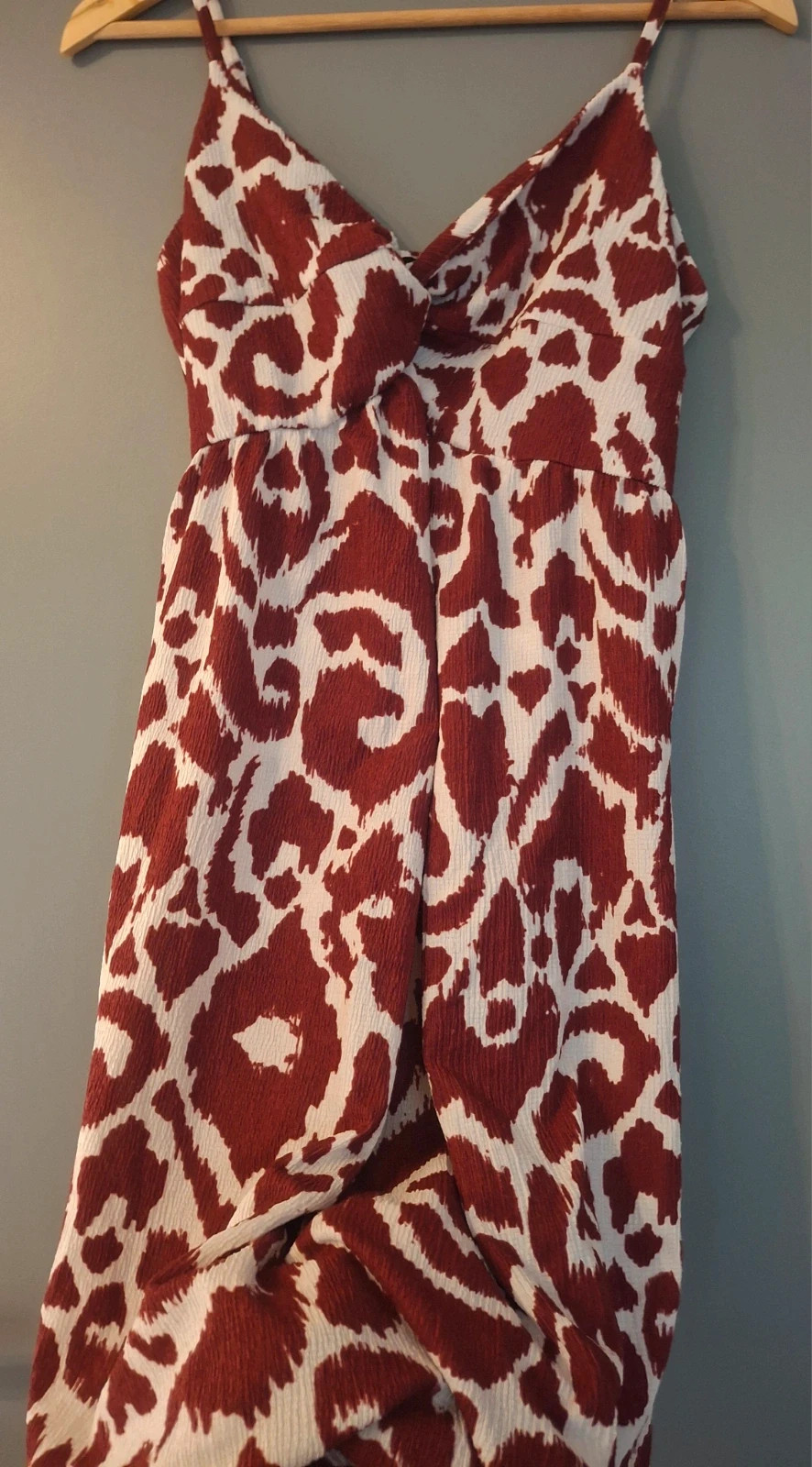 Robe a fines bretelles ajustable style zèbre – Esmara – taille XL / 42 / 14 4