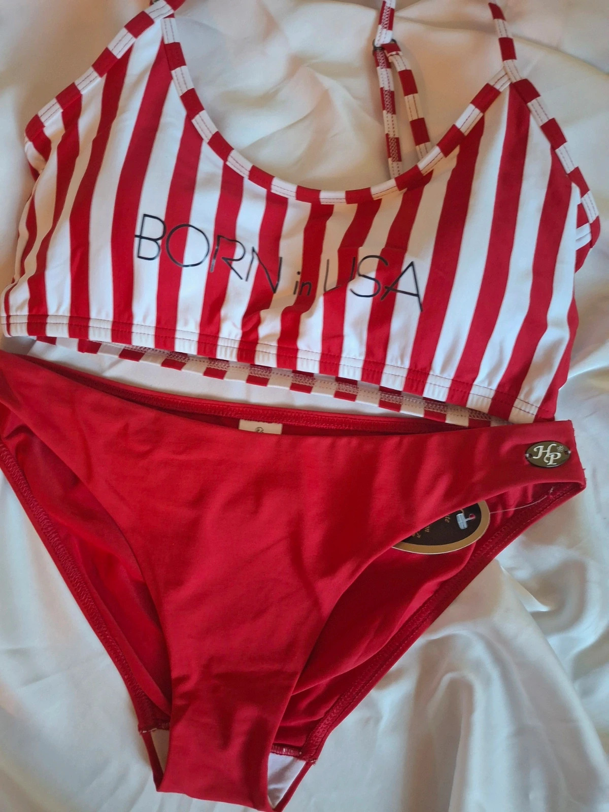 Maillot bikini brassière et culotte tendance – HP – taille L / 40 / 12 2
