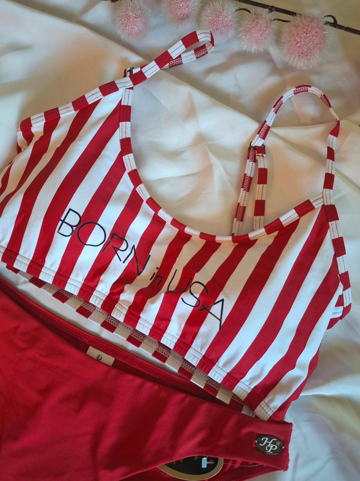 Maillot bikini brassière et culotte tendance – HP – taille L / 40 / 12 3