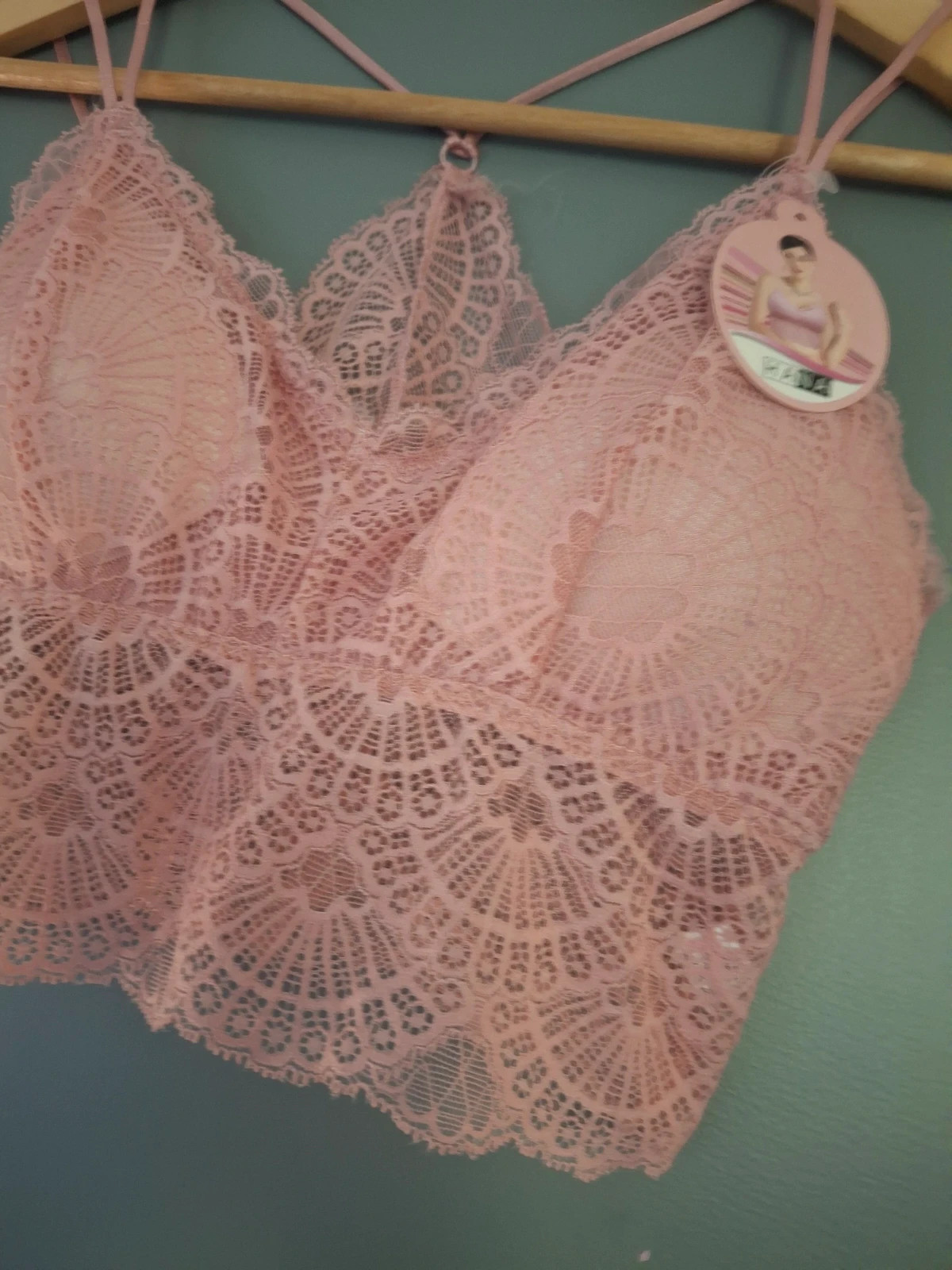 Bralette dentelle bretelles fines élastique – Ancona 2