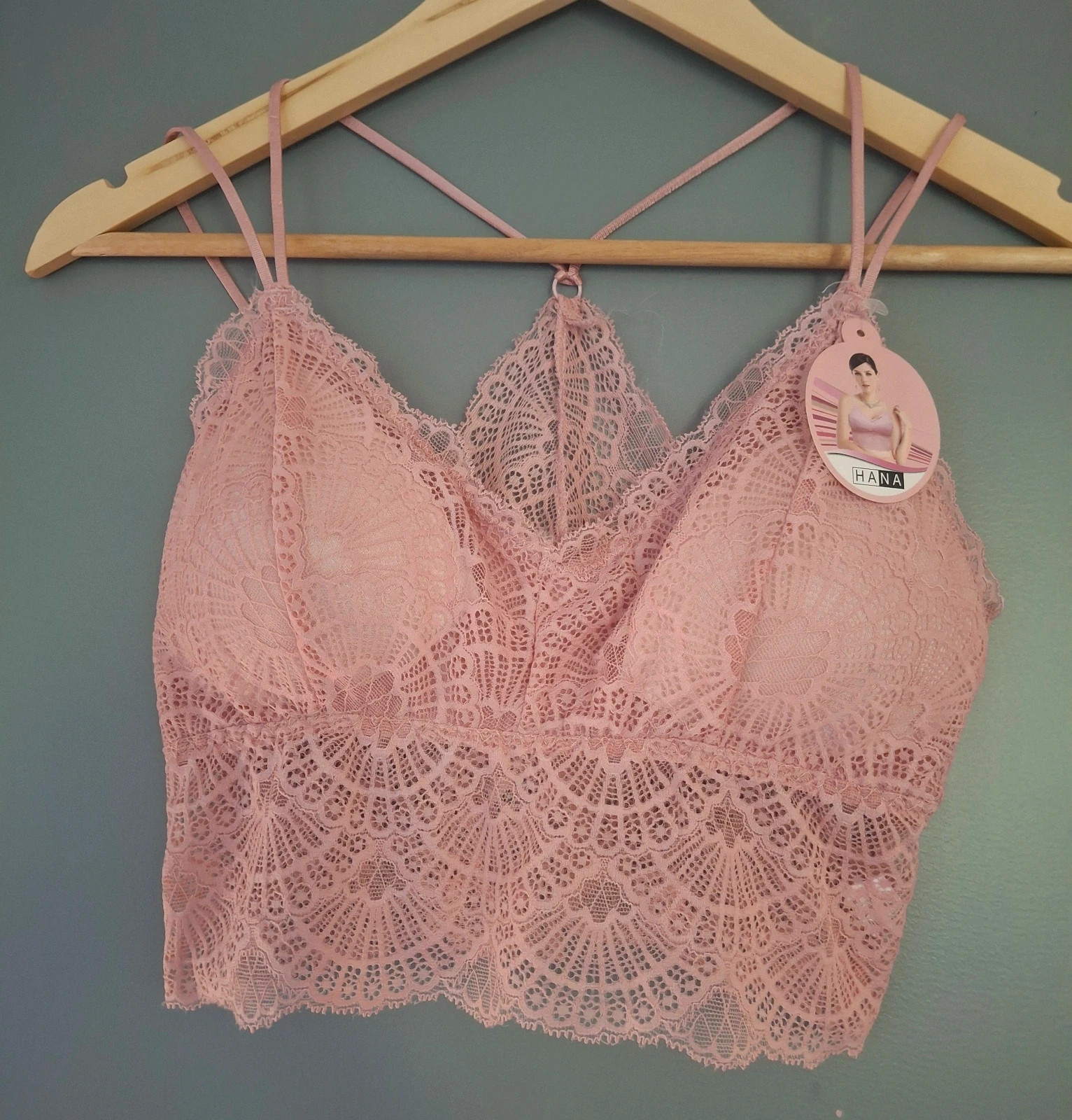 Bralette dentelle bretelles fines élastique – Ancona