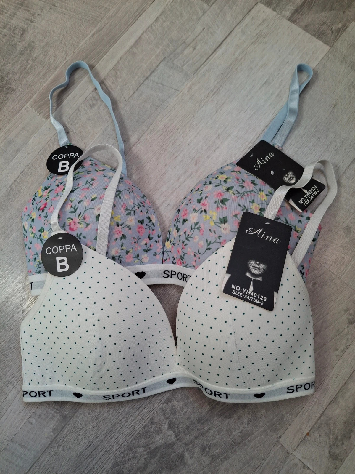 Soutien gorge sport sans armatures