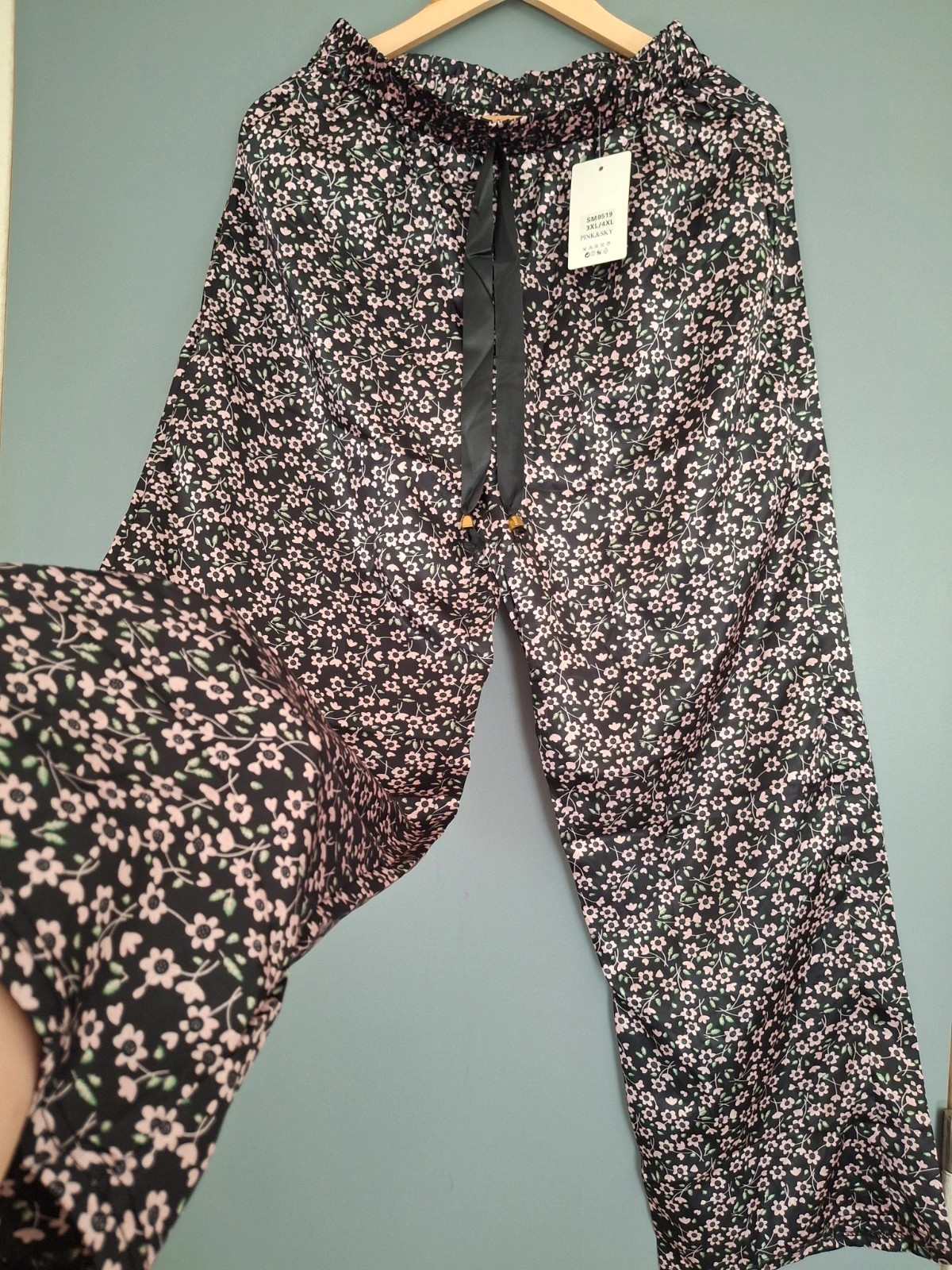 Pantalon palazzo fleurie impression Liberty