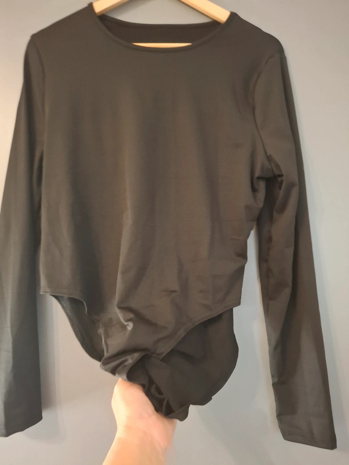 Bosy noir extensible seamless manches longues – boutique indépendante – taille XL / 42 / 14 3
