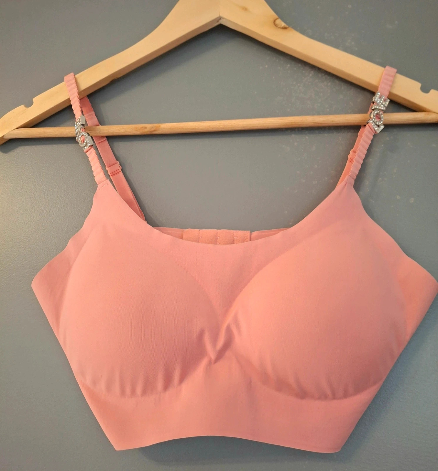 Brassière seamless rose bretelles réglable inspiration – Ouno – taille 95C