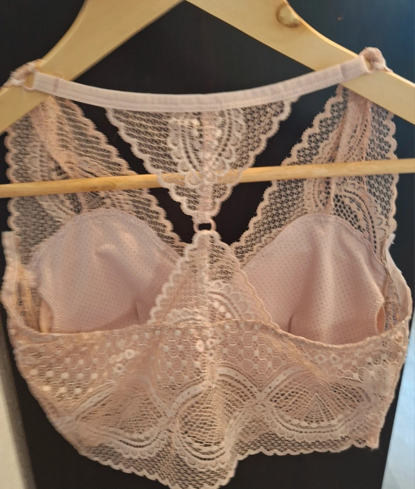 Bralette crop top en dentelle Nue – Ancona 2