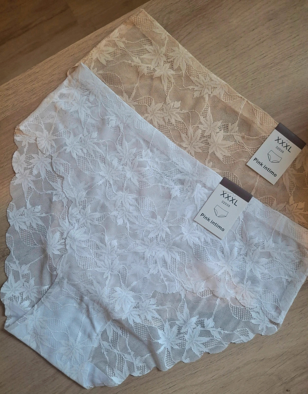 et lingerie invisible style dentelle seconde peau – Pink Intimo – taille XXXL / 46 / 18 2