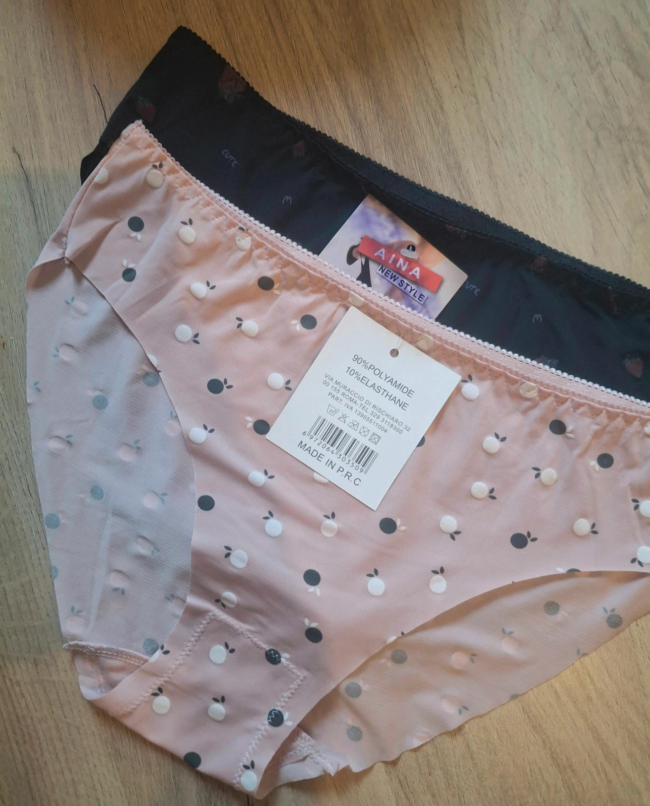 Lot slips sans couture seconde peau fantaisie – Aïna – taille XL / 42 / 14 2