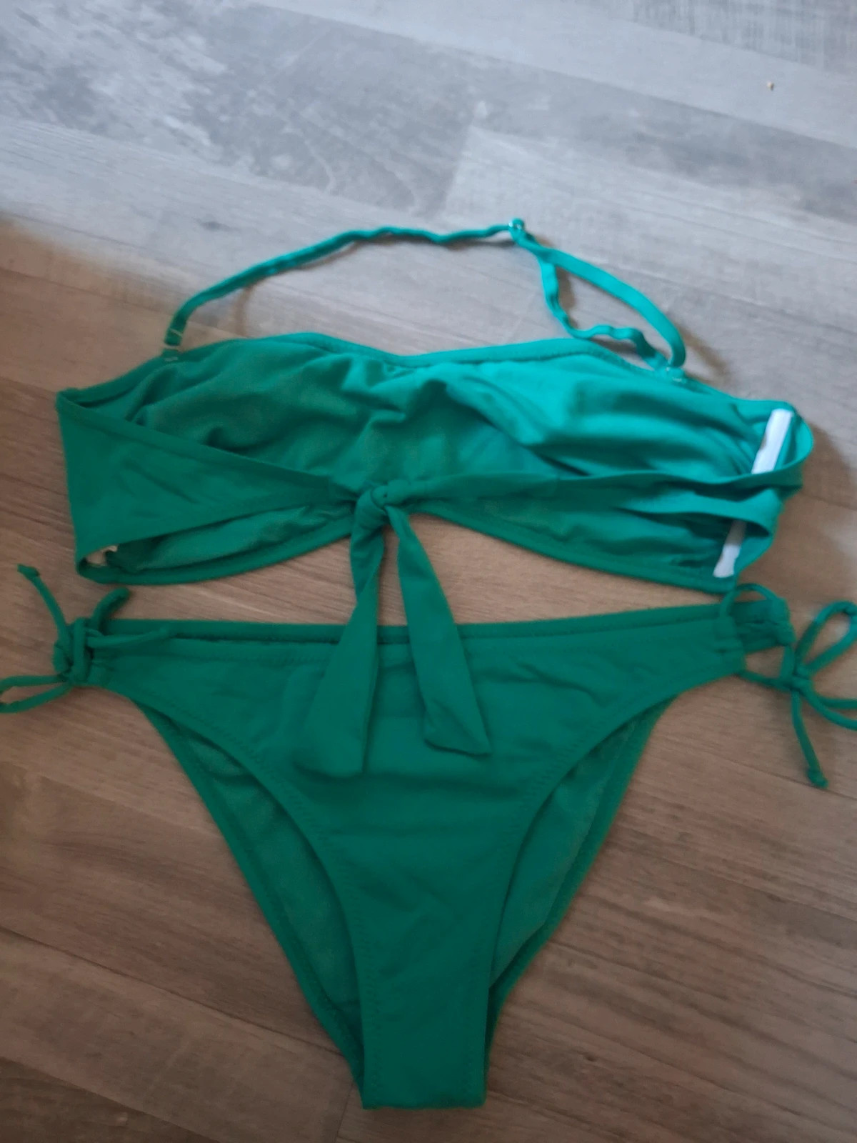 Bikini 2pces soutien gorge bandeau strass – Le Bain – taille XL / 42 / 14 4