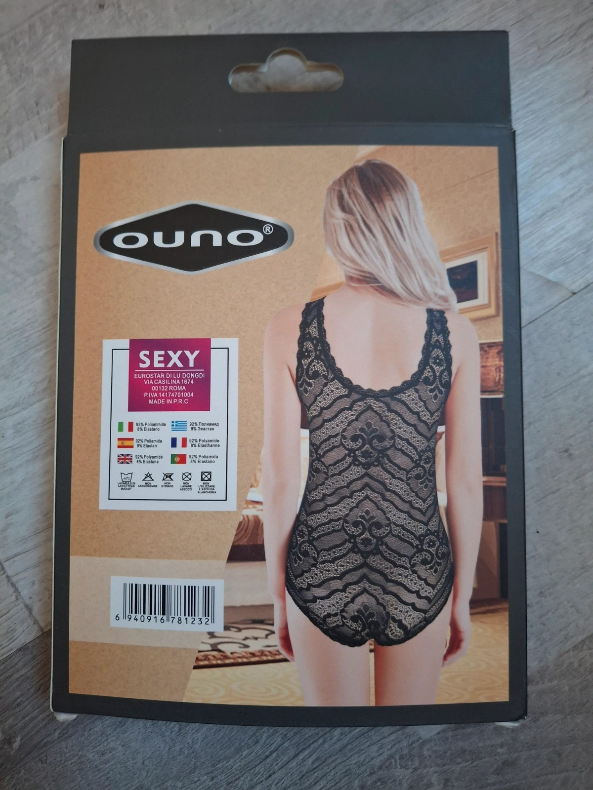 Body dentelle noire sans armatures – Noir 3