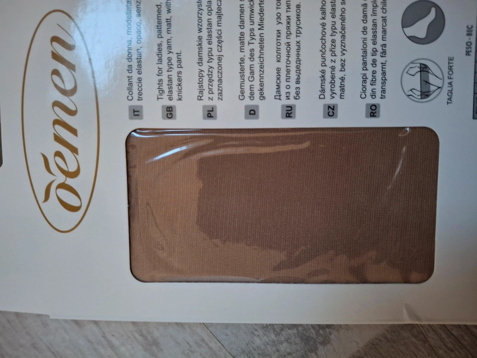 Collant opaque nude – Nude – taille Taille unique 3