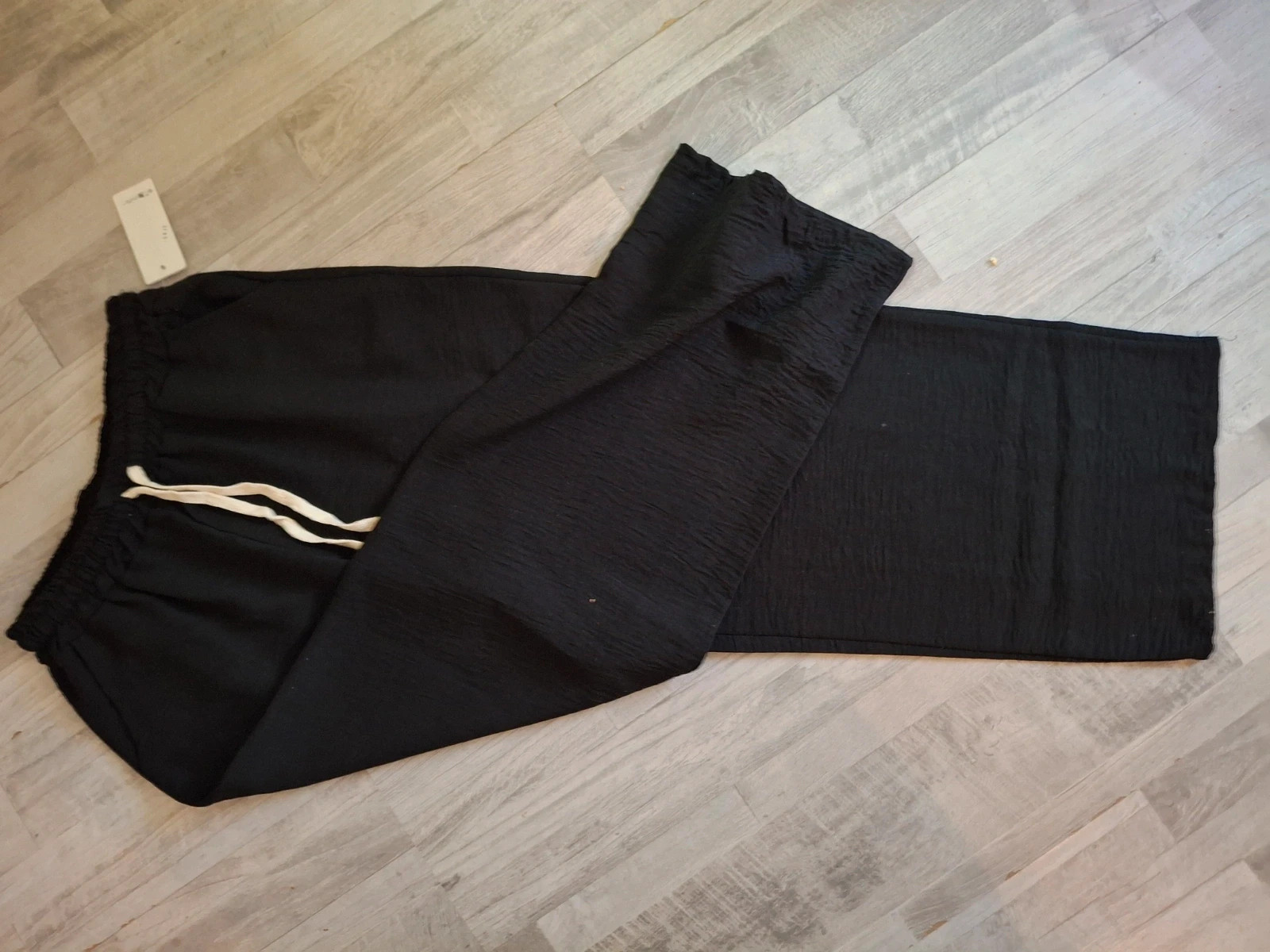 Legging sport noir bandes rose – Leggings – taille L / 40 / 12 3