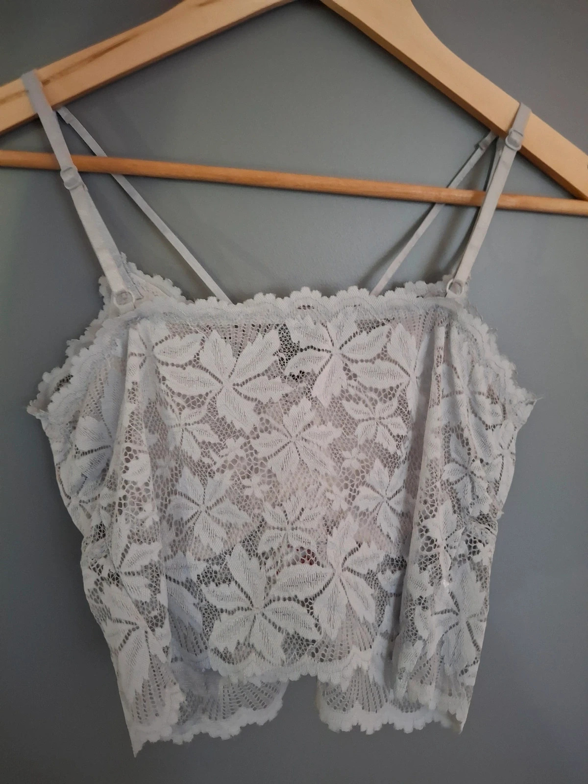 Bralette dentelle bretelles fines croisé élastique – kimery – taille XXL / 44 / 16 2