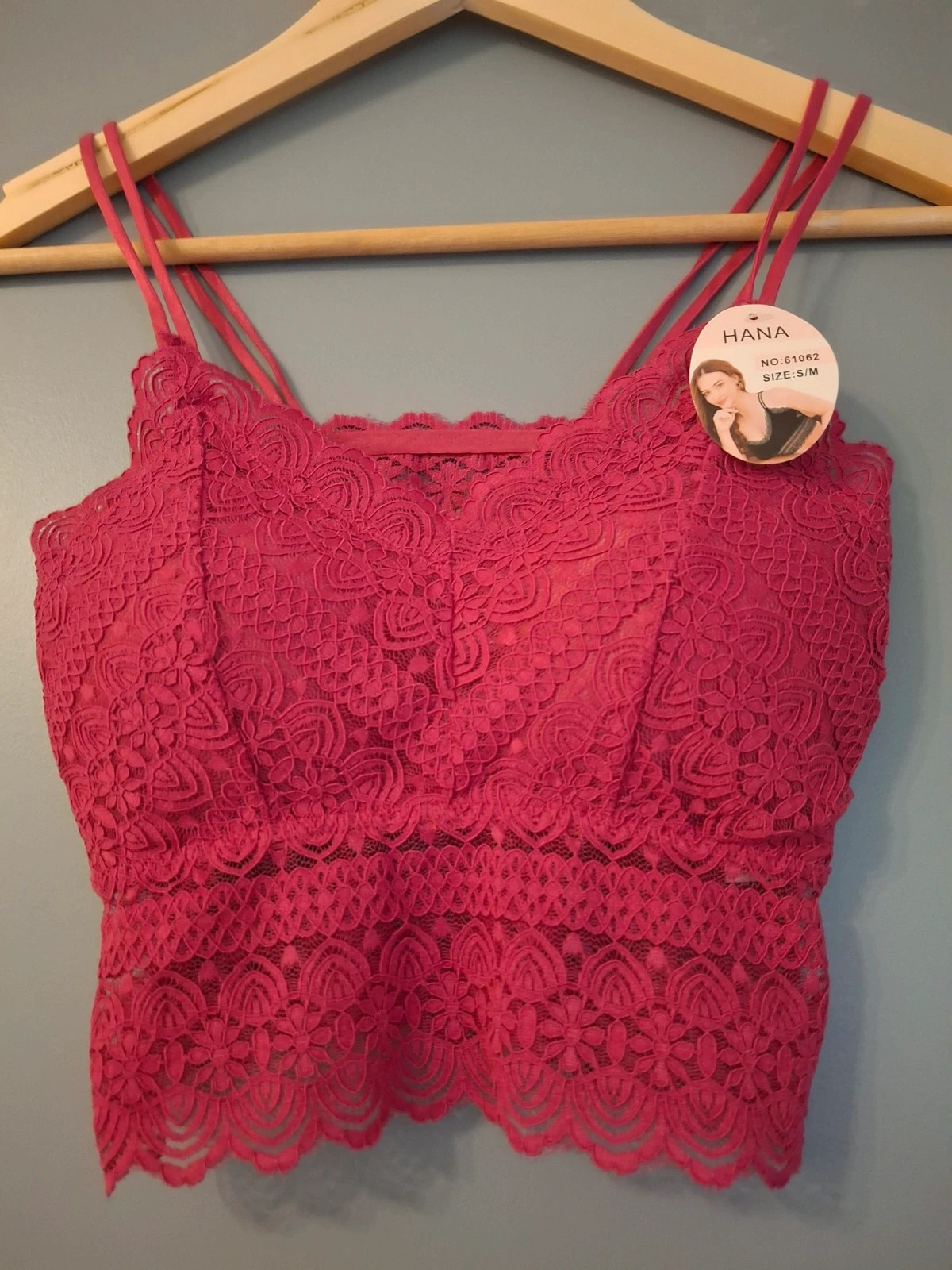 Bralette en dentelle fine fleurie tendance – Hana – taille M / 38 / 10 2