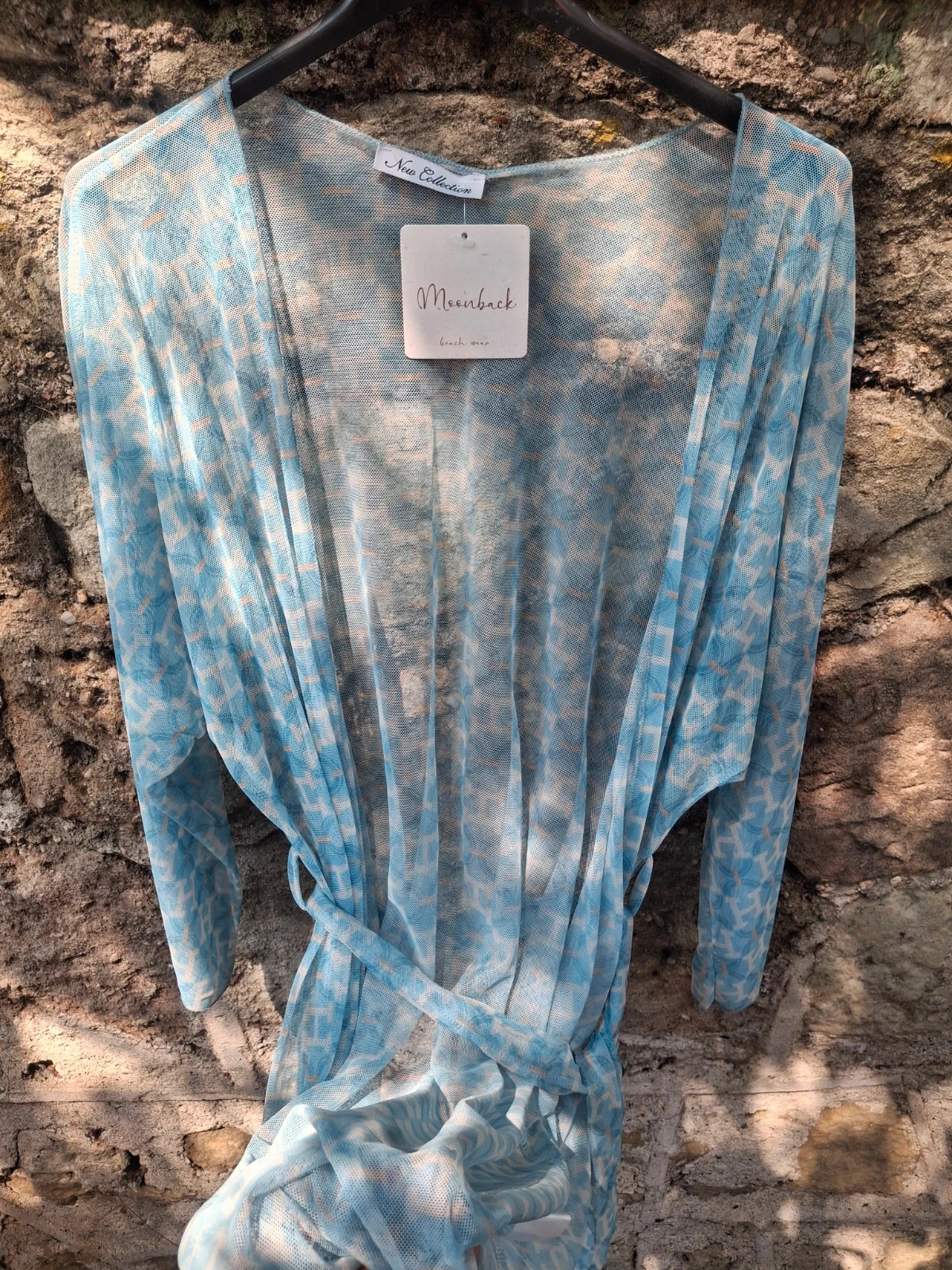 Kimono sarong dentelle bleu ciel inspi – moonback – taille Taille unique 5