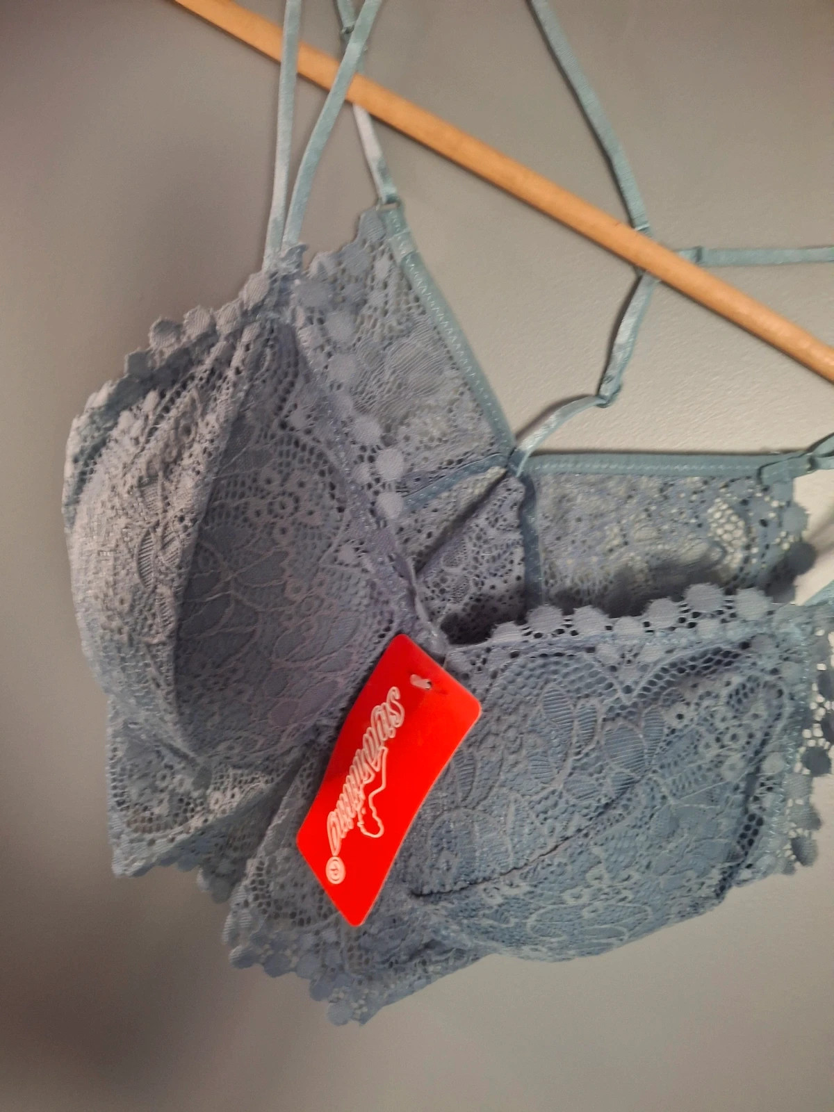 Bralette crop top dentelle bretelles réglable – kimery – taille Taille unique 3