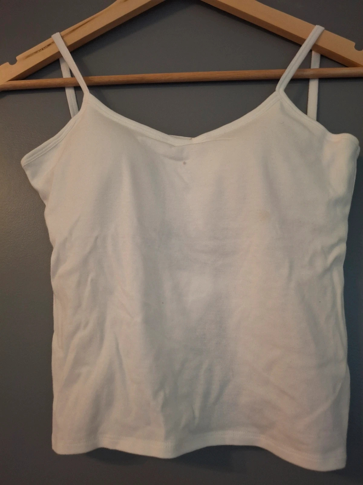 Crop top en coton noué au dos blanc – Ancona – taille XL / 42 / 14 3