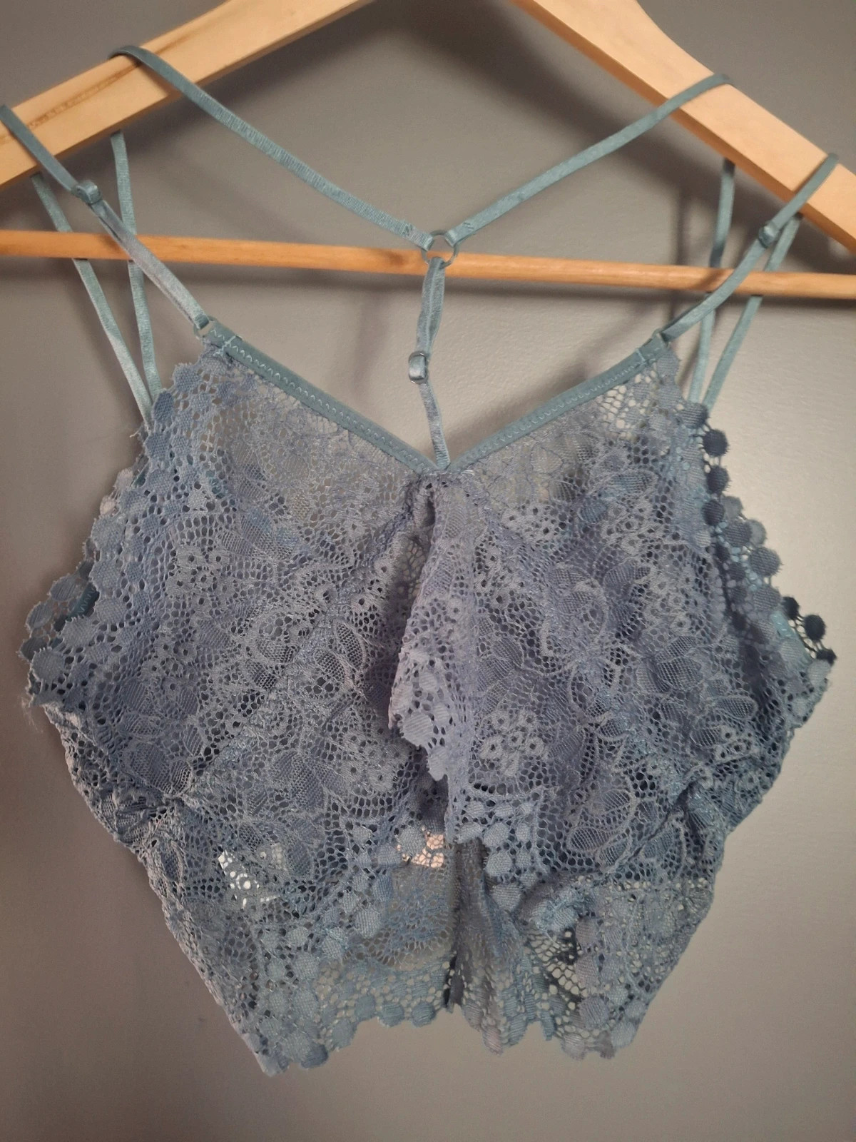 Bralette crop top dentelle bretelles réglable – kimery – taille Taille unique 2