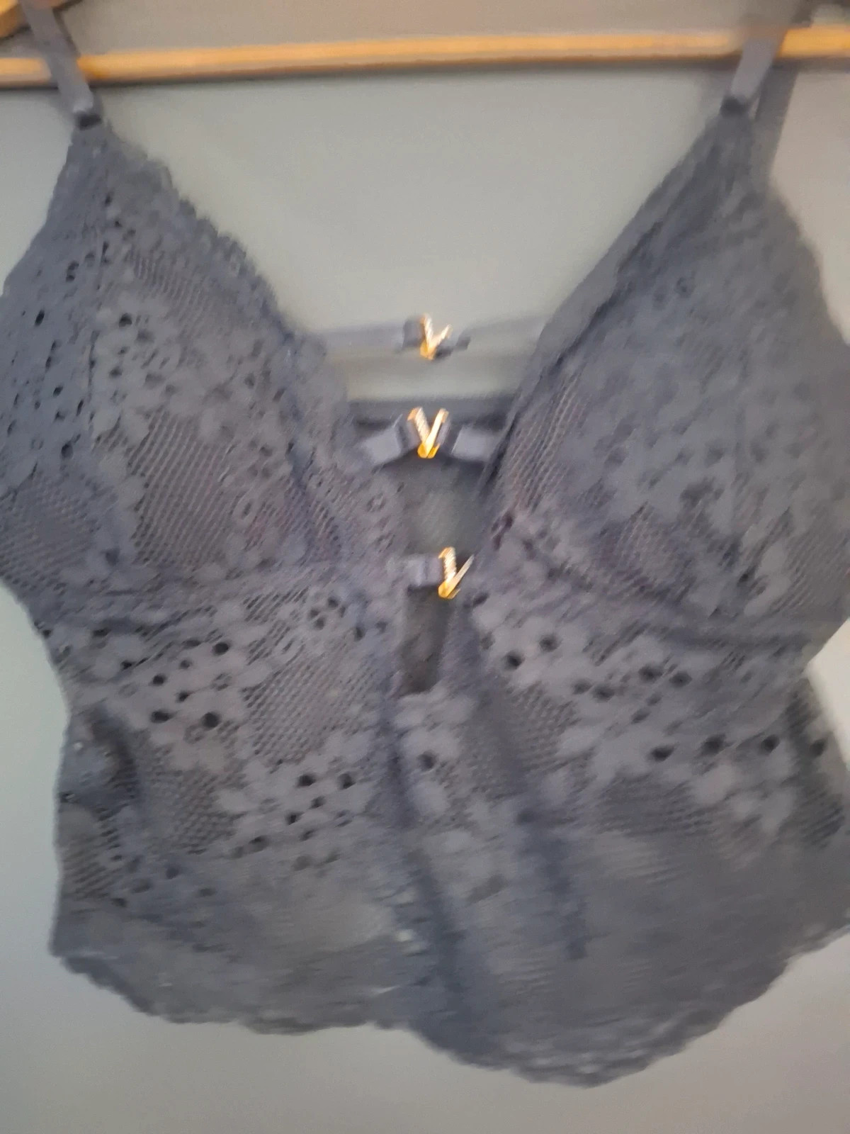 Bralette dentelle florale raffinée bretelles réglable – Ancona – taille XL / 42 / 14 2