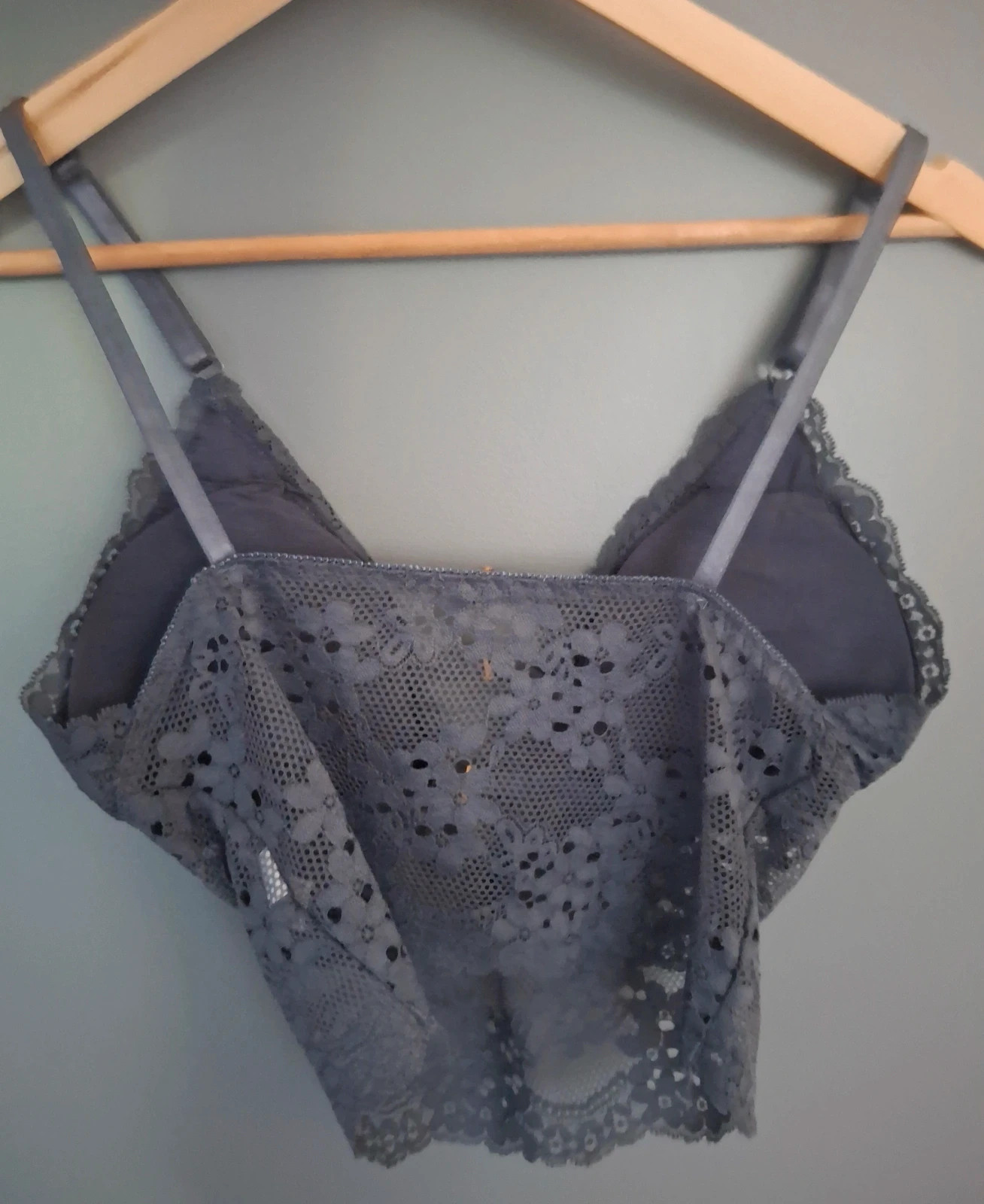 Bralette dentelle florale raffinée bretelles réglable – Ancona – taille XL / 42 / 14 4