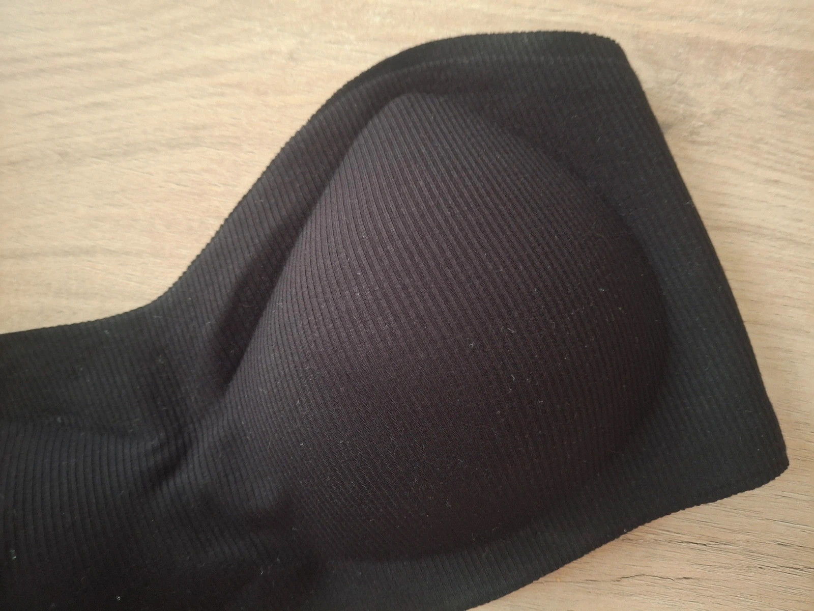 Brassière bandeau noir sans couture sans bretelles – Ouno – taille XL 2