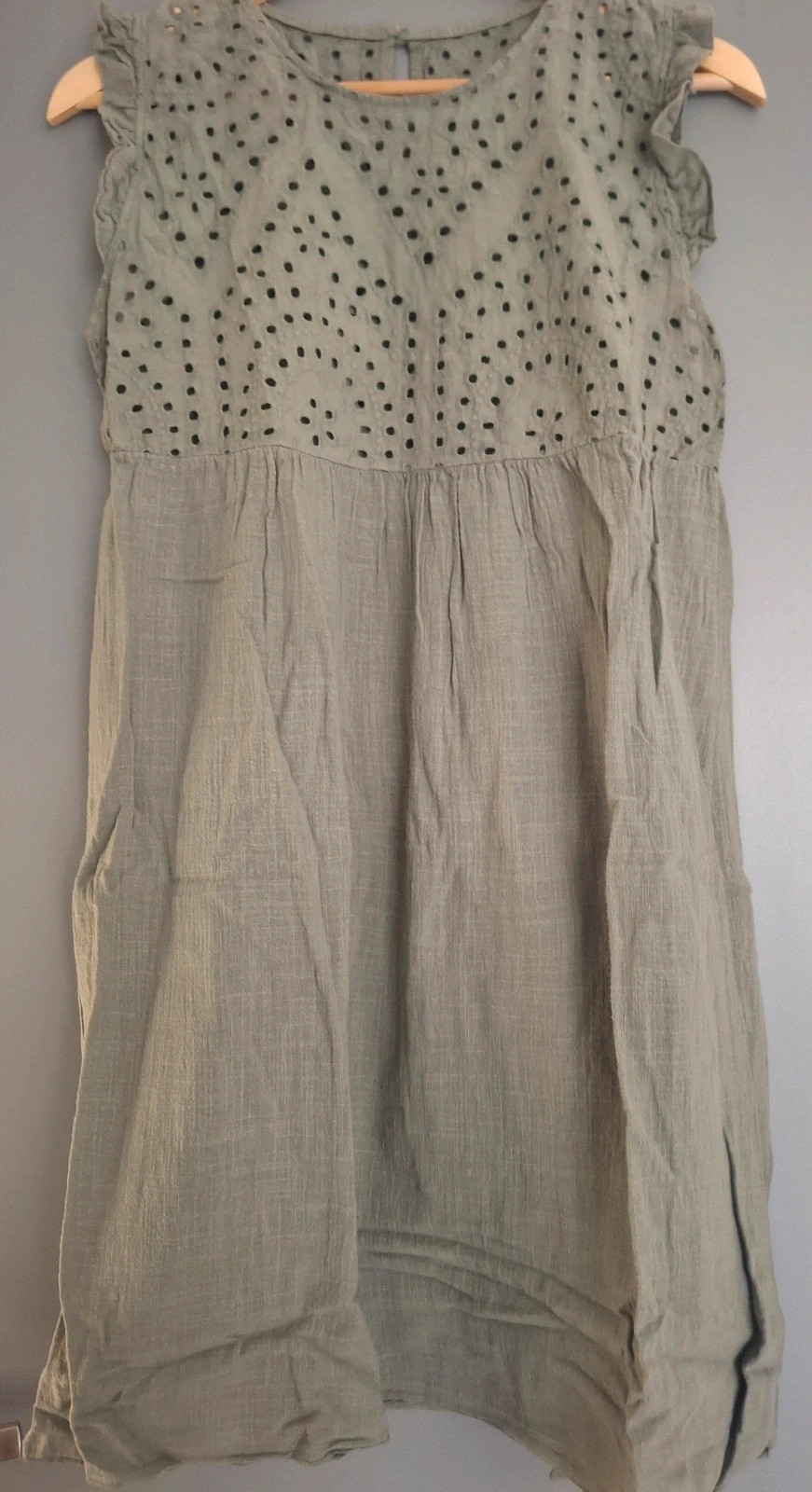 Robe midi en coton et broderie anglaise – boutique indépendante – taille Taille unique 3