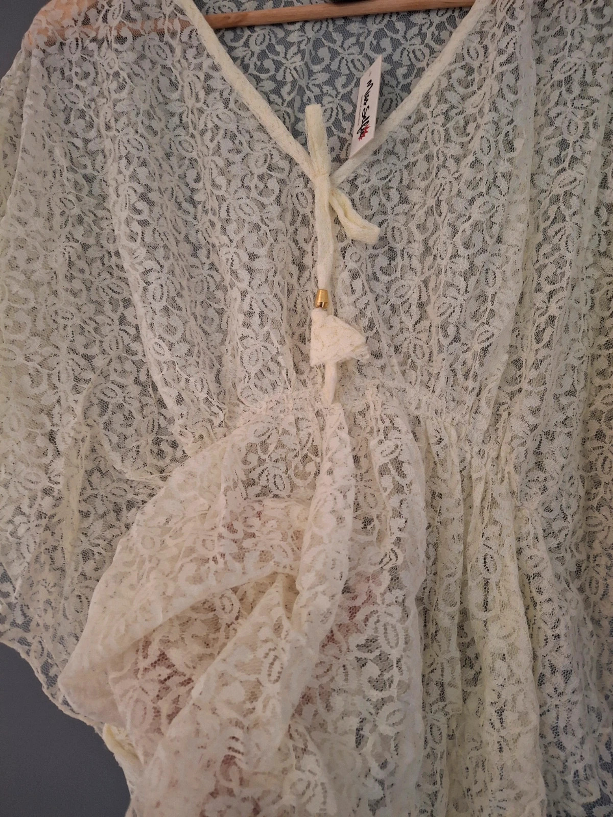 Tunique en dentelle fine élastique a la taille – Unique – taille Taille unique 4