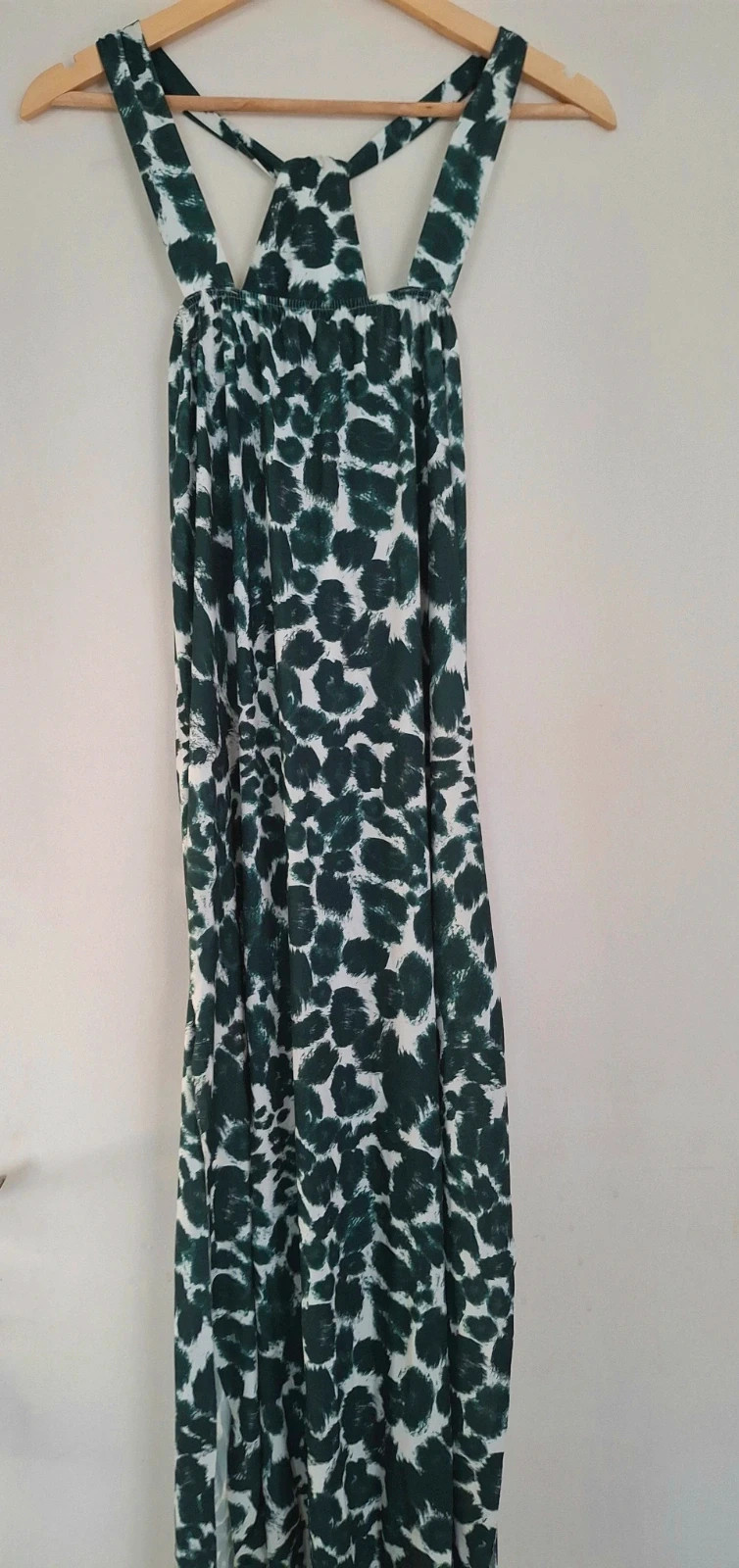 Robe longue fendu avec bretelles – Animal – taille Taille unique 4